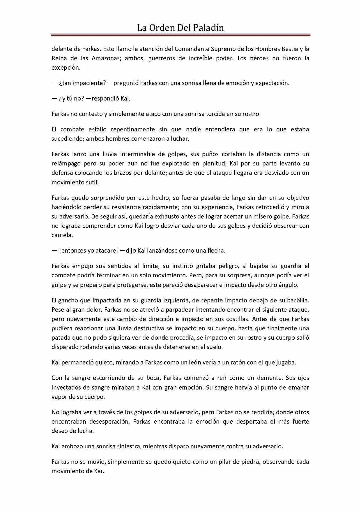 La Orden Del Paladin (Novela) - Capítulo 52 - Página 6 - LectorTMOo