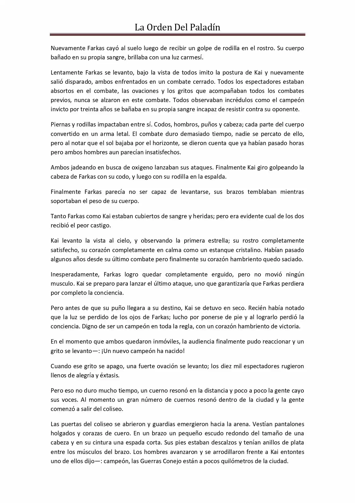La Orden Del Paladin (Novela) - Capítulo 52 - Página 8 - LectorTMOo
