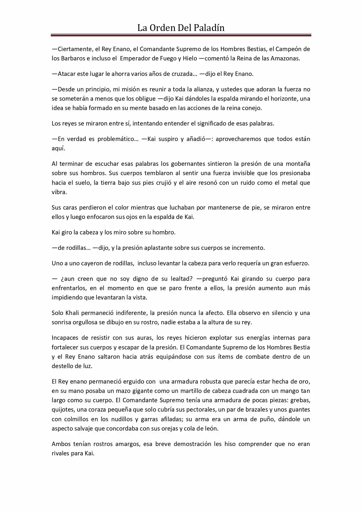 La Orden Del Paladin (Novela) - Capítulo 52 - Página 10 - LectorTMOo
