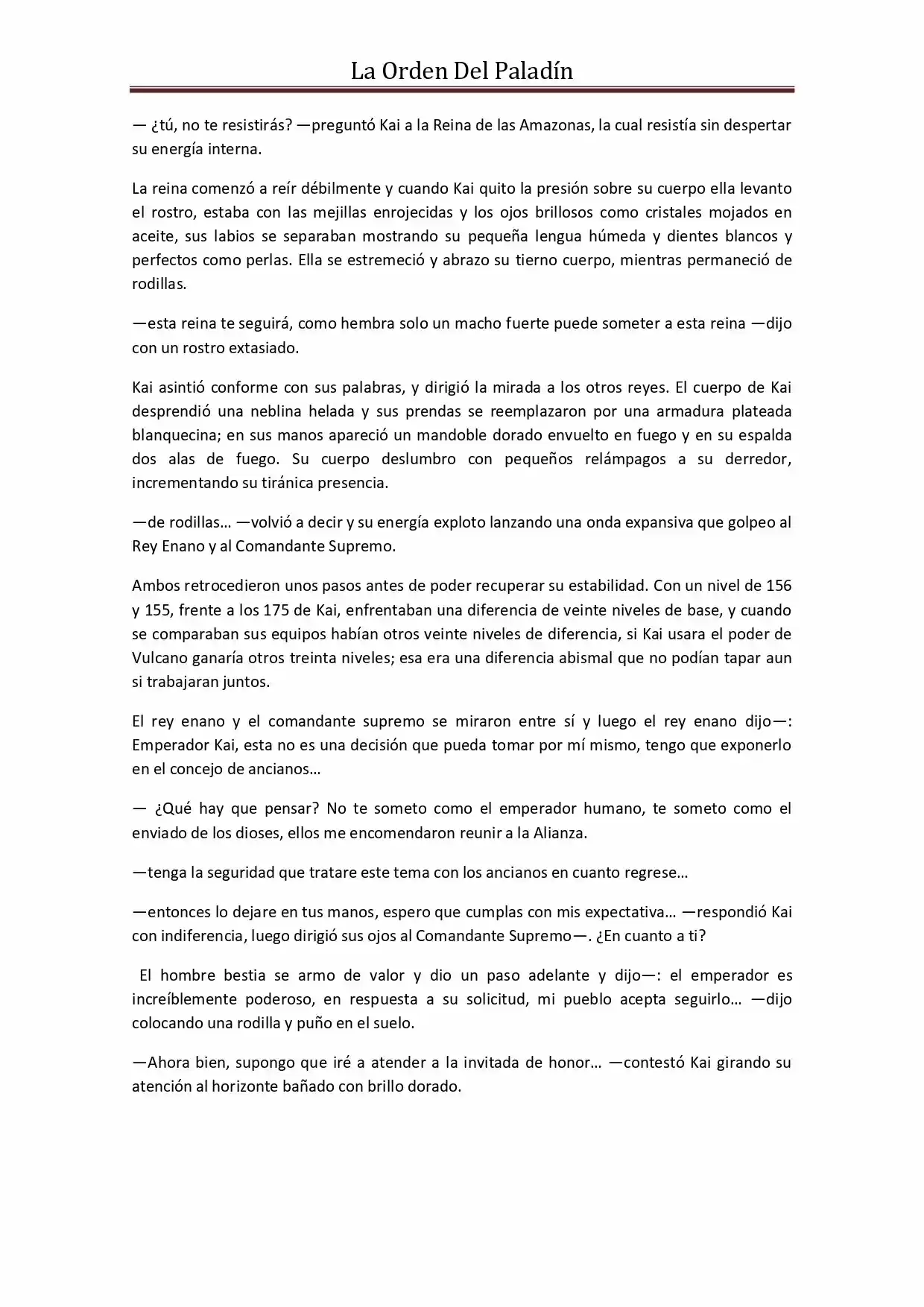 La Orden Del Paladin (Novela) - Capítulo 52 - Página 11 - LectorTMOo