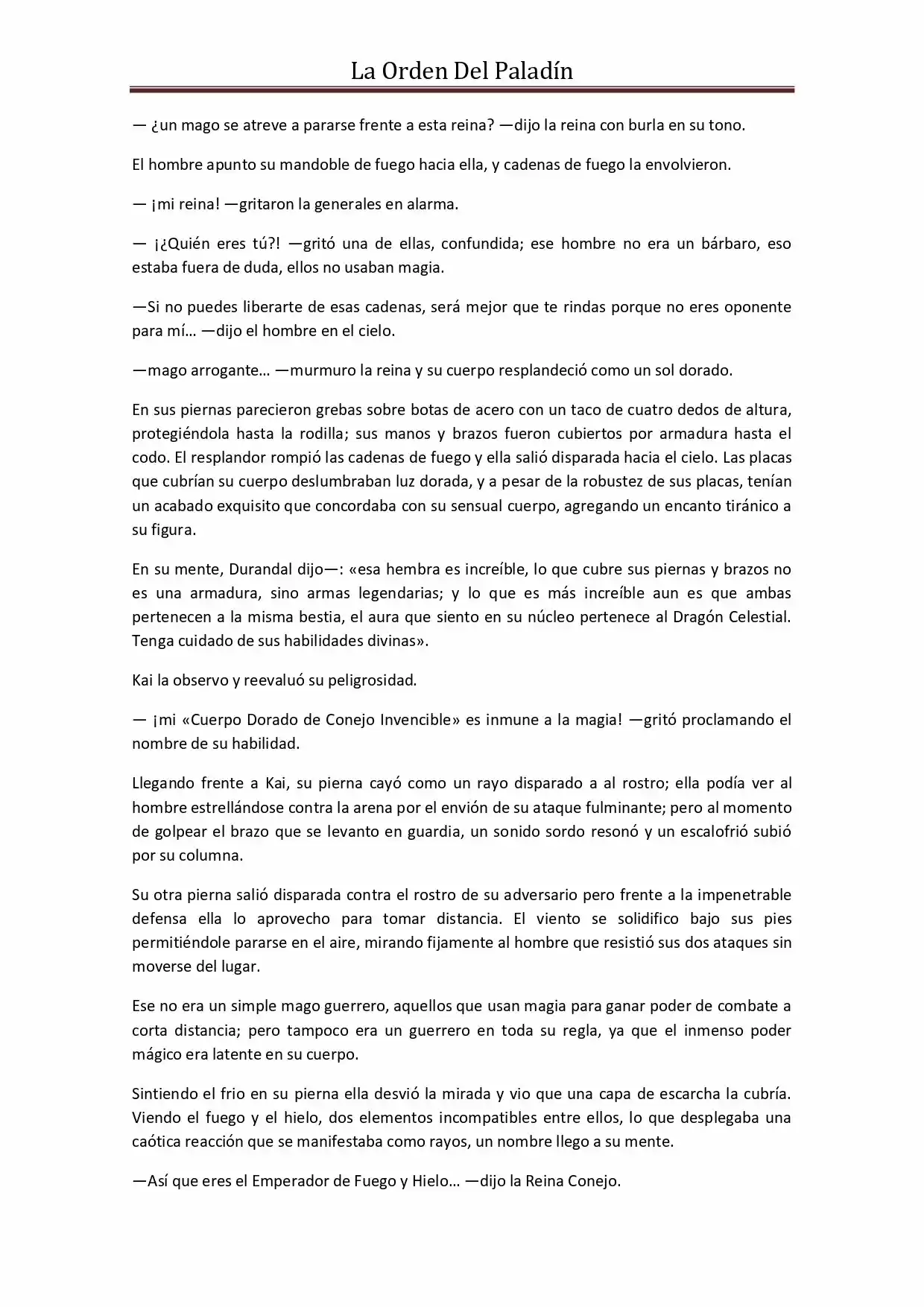 La Orden Del Paladin (Novela) - Capítulo 53 - Página 2 - LectorTMOo