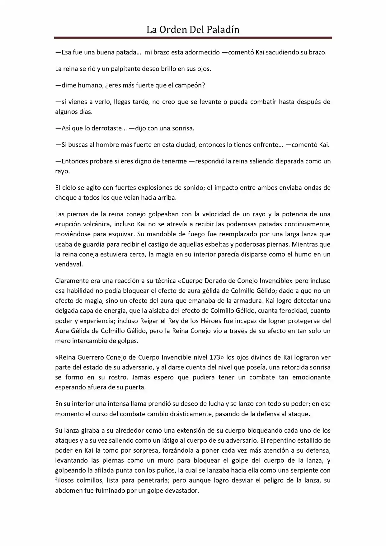 La Orden Del Paladin (Novela) - Capítulo 53 - Página 3 - LectorTMOo