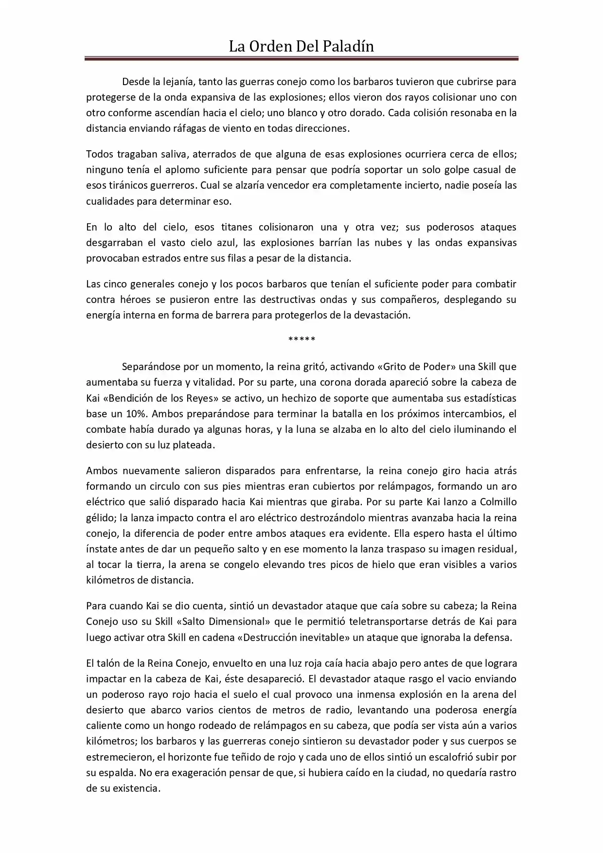 La Orden Del Paladin (Novela) - Capítulo 53 - Página 5 - LectorTMOo