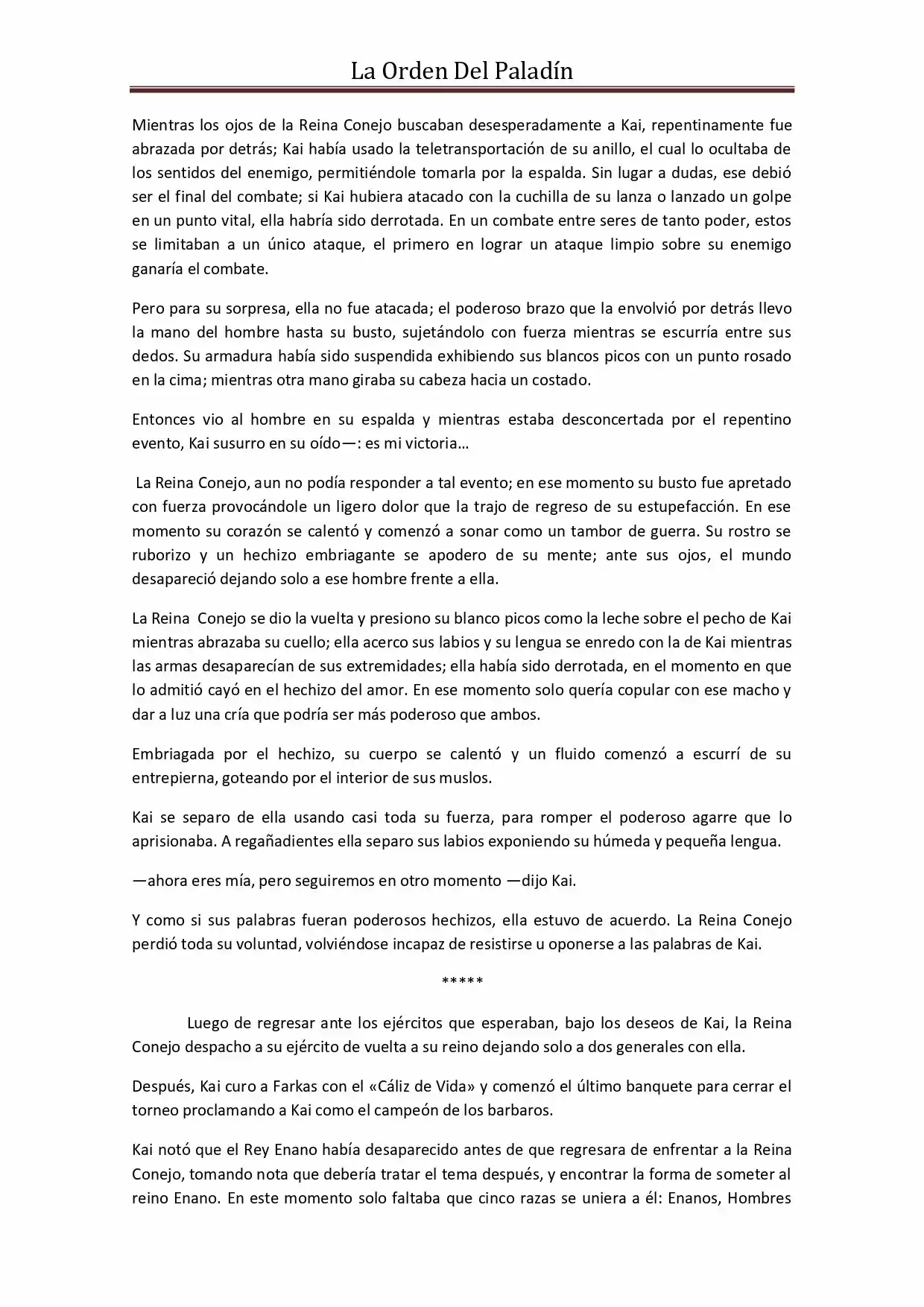 La Orden Del Paladin (Novela) - Capítulo 53 - Página 6 - LectorTMOo
