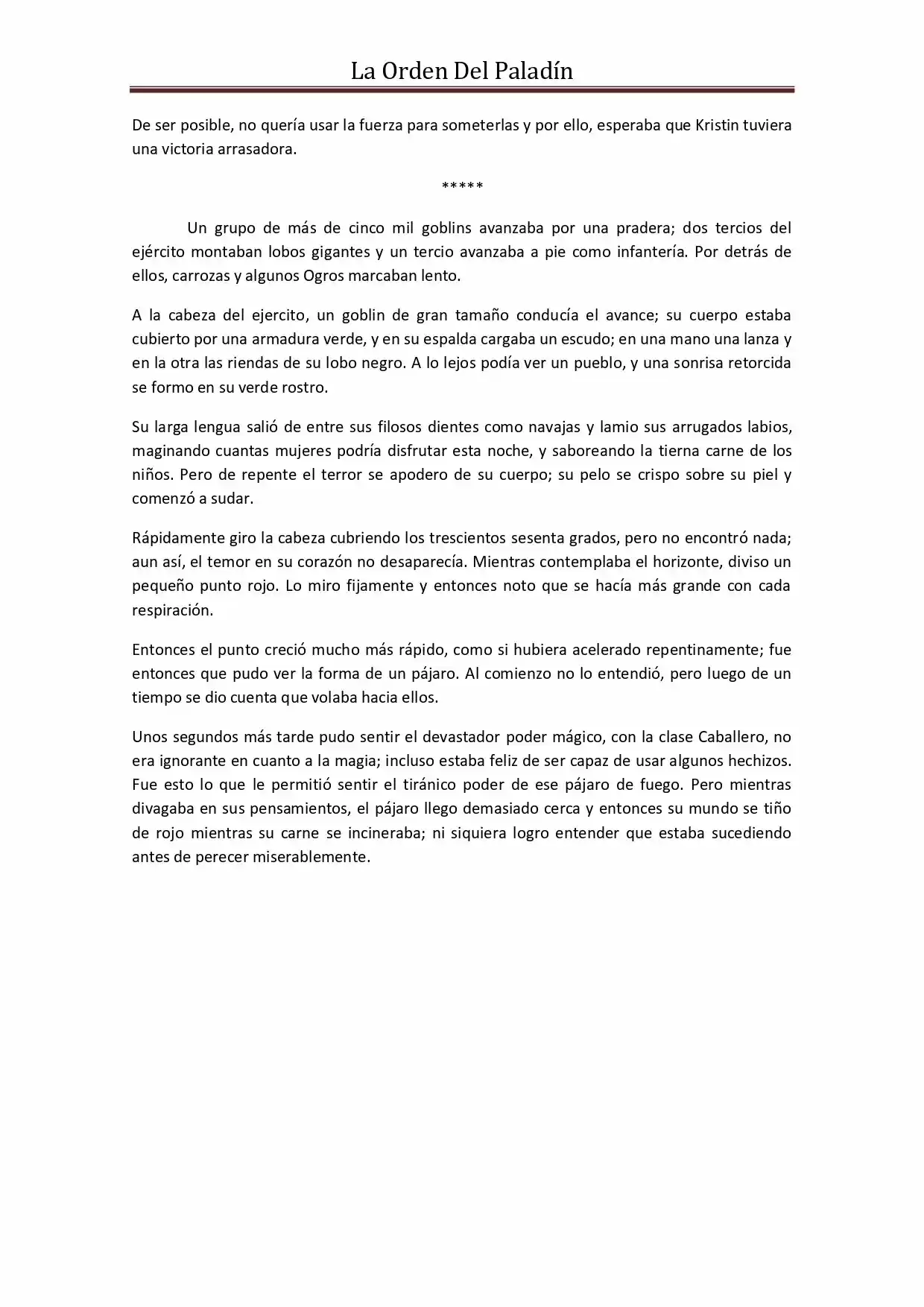 La Orden Del Paladin (Novela) - Capítulo 53 - Página 9 - LectorTMOo