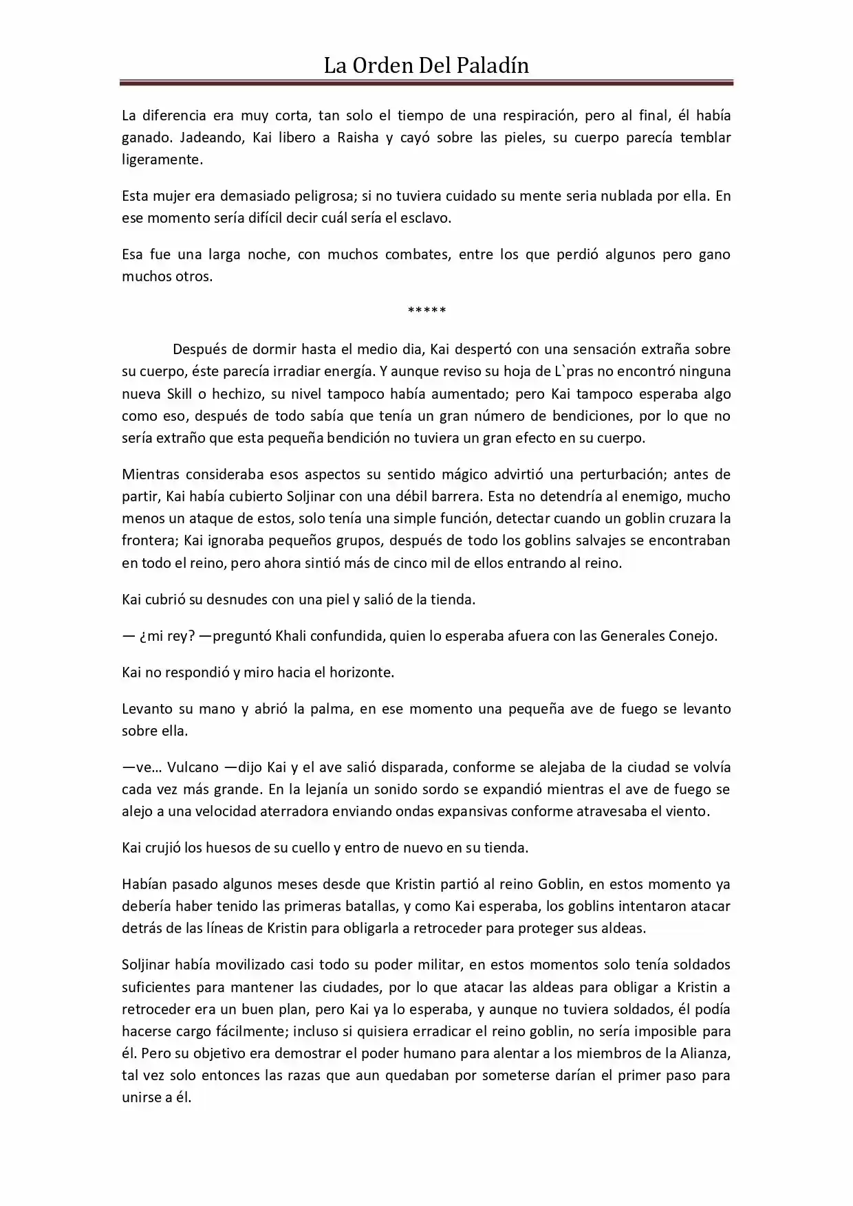 La Orden Del Paladin (Novela) - Capítulo 53 - Página 10 - LectorTMOo