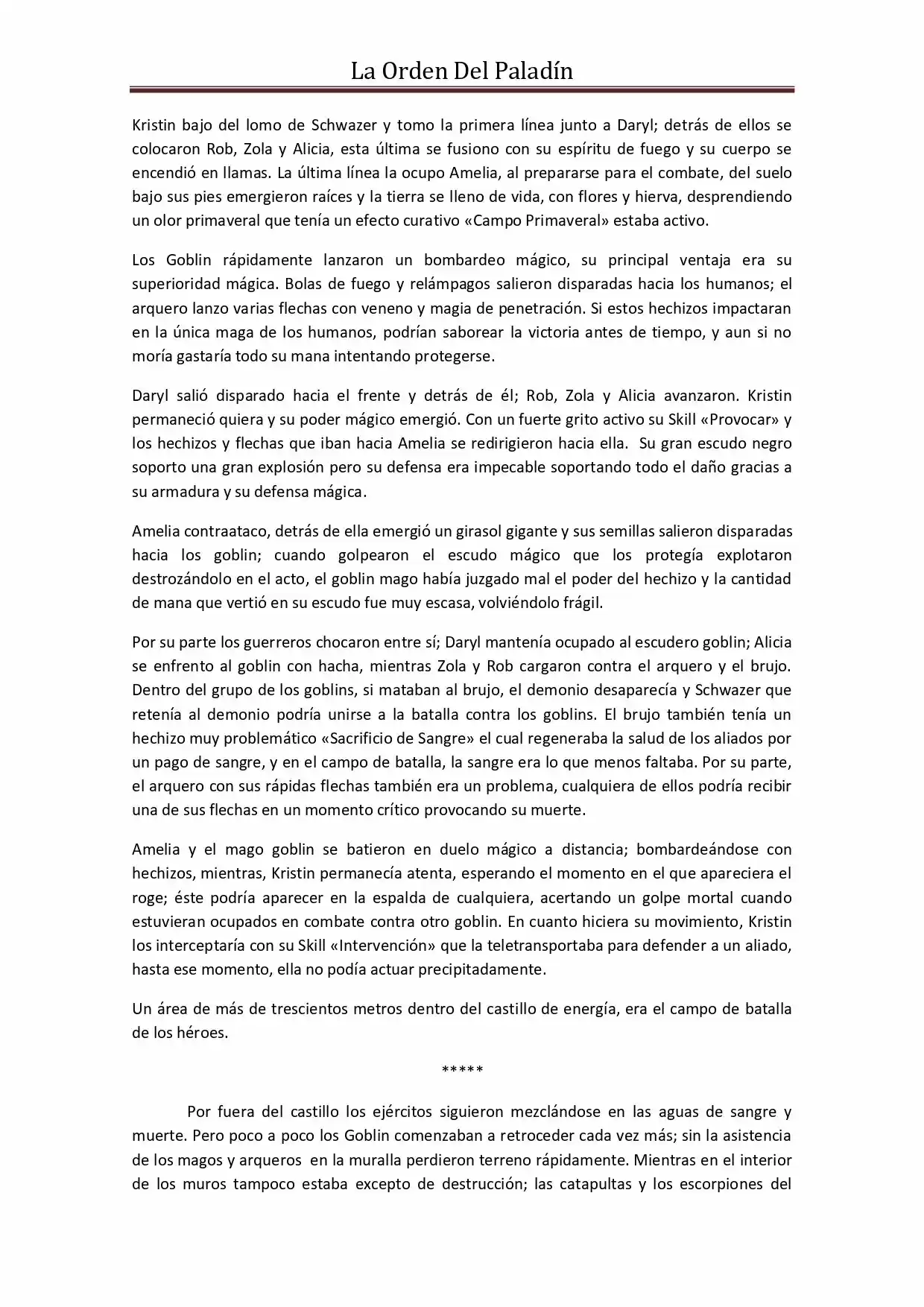 La Orden Del Paladin (Novela) - Capítulo 54 - Página 5 - LectorTMOo