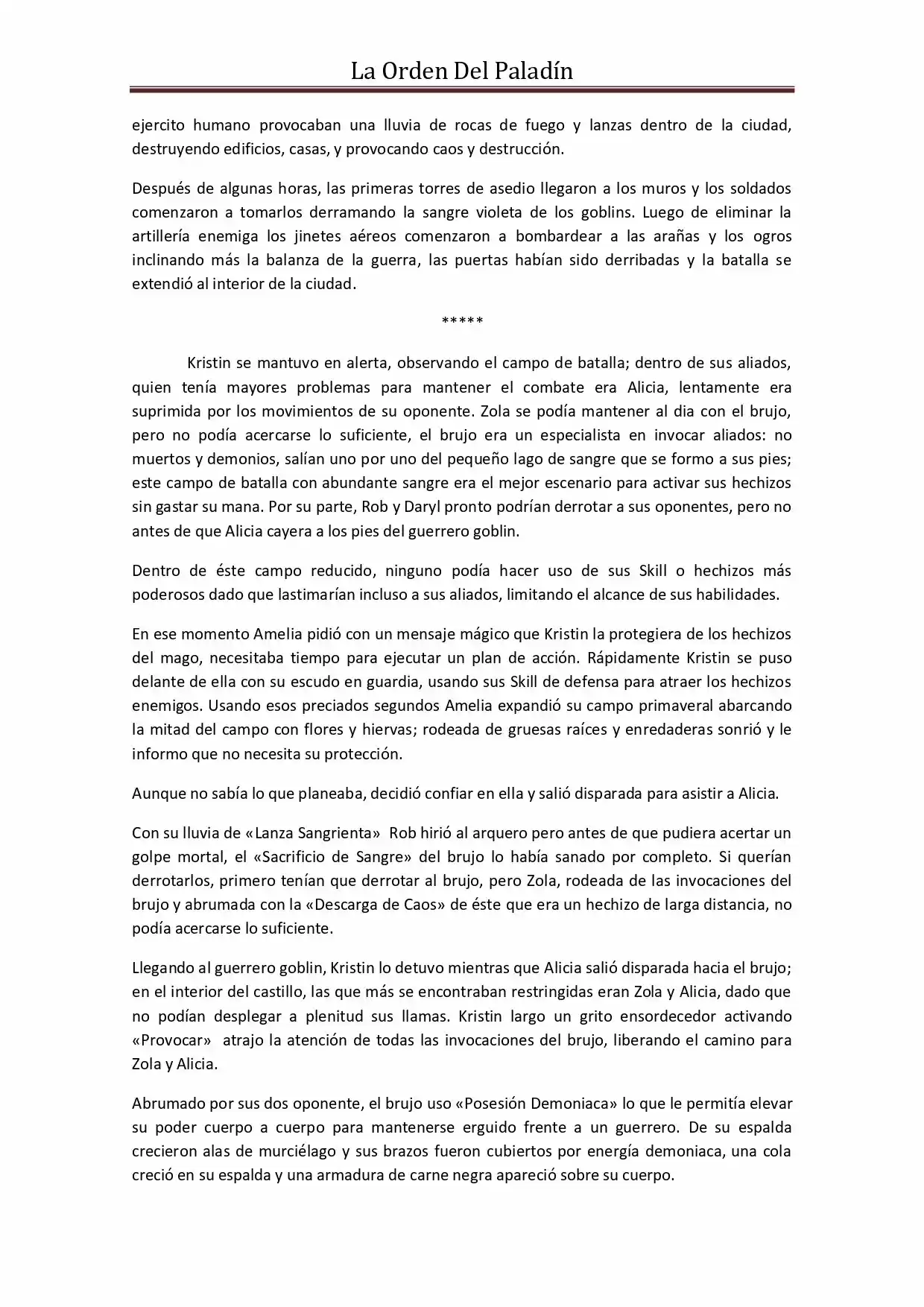 La Orden Del Paladin (Novela) - Capítulo 54 - Página 6 - LectorTMOo