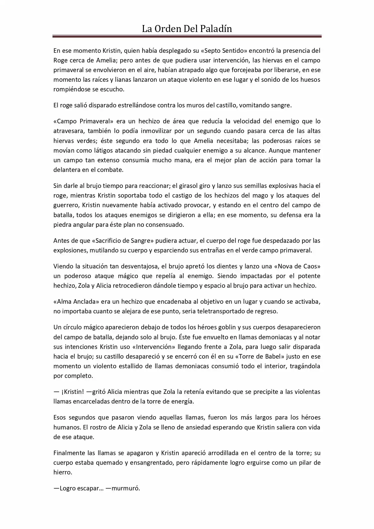 La Orden Del Paladin (Novela) - Capítulo 54 - Página 7 - LectorTMOo