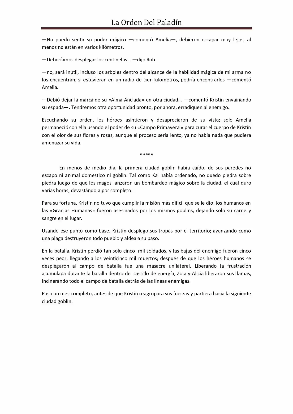 La Orden Del Paladin (Novela) - Capítulo 54 - Página 8 - LectorTMOo