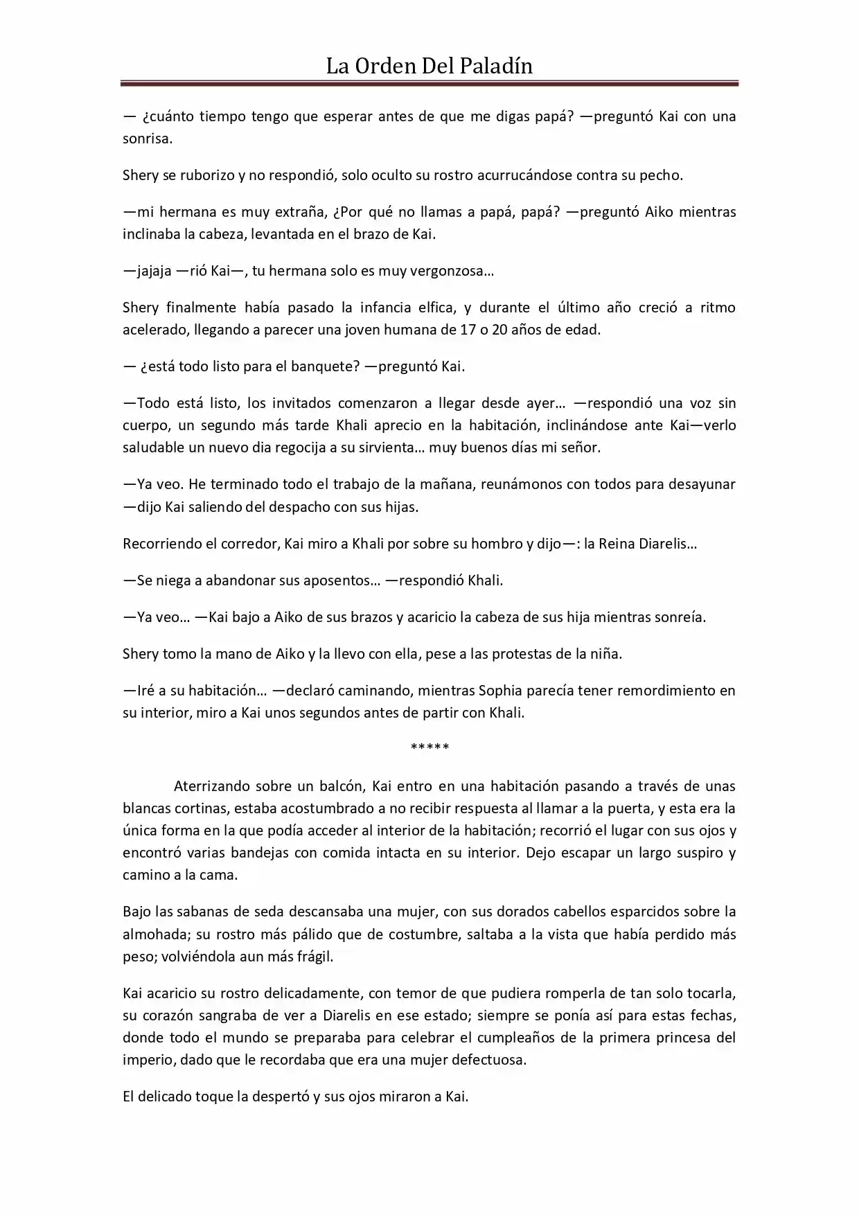 La Orden Del Paladin (Novela) - Capítulo 55 - Página 3 - LectorTMOo