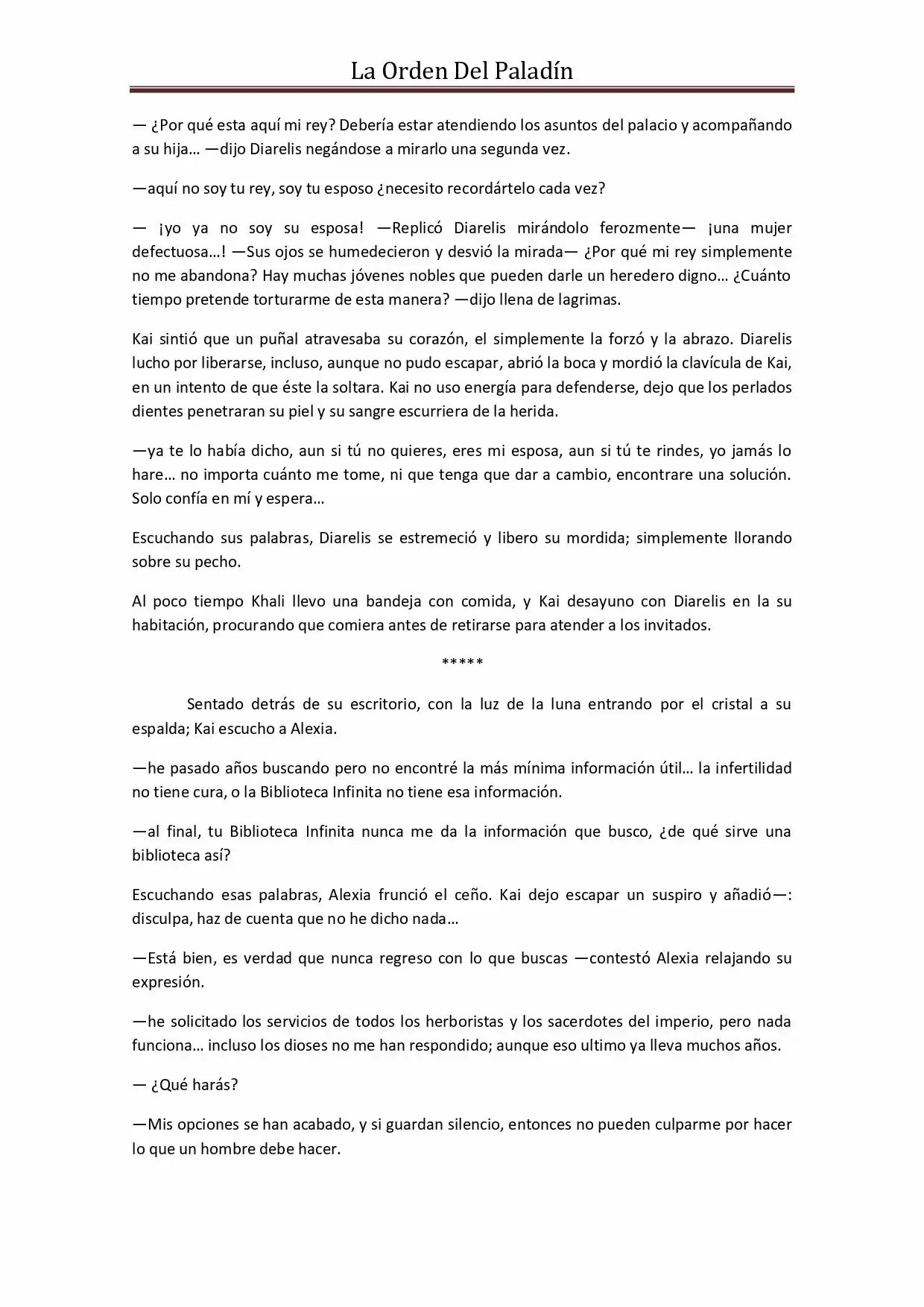 La Orden Del Paladin (Novela) - Capítulo 55 - Página 4 - LectorTMOo