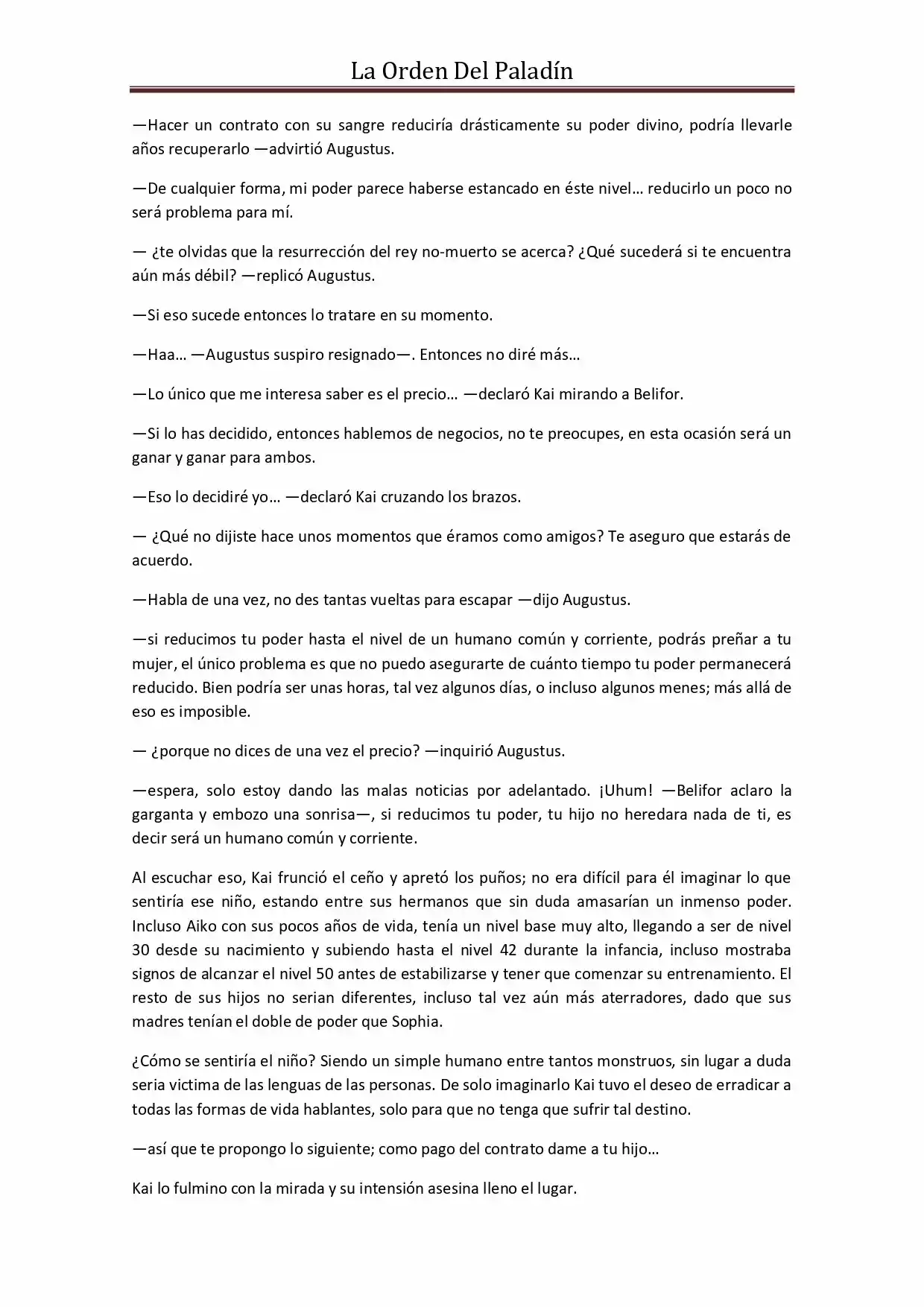 La Orden Del Paladin (Novela) - Capítulo 55 - Página 7 - LectorTMOo