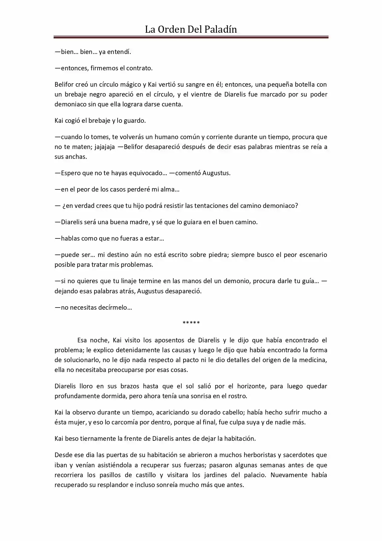 La Orden Del Paladin (Novela) - Capítulo 55 - Página 9 - LectorTMOo