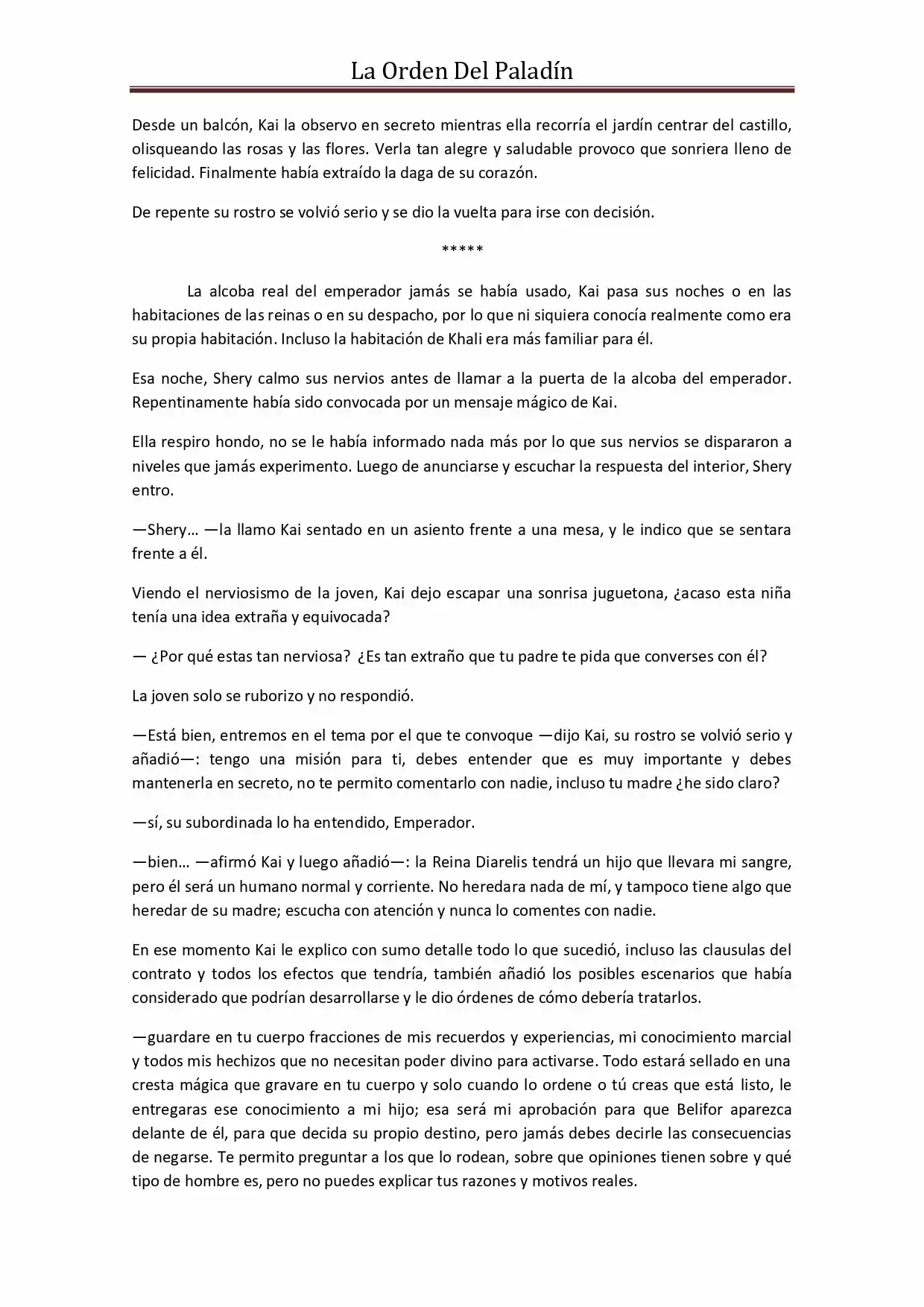 La Orden Del Paladin (Novela) - Capítulo 55 - Página 10 - LectorTMOo
