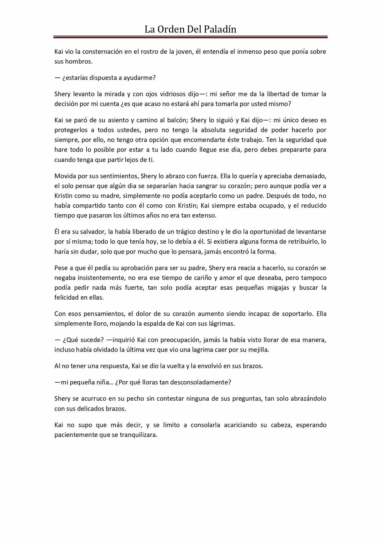 La Orden Del Paladin (Novela) - Capítulo 55 - Página 11 - LectorTMOo