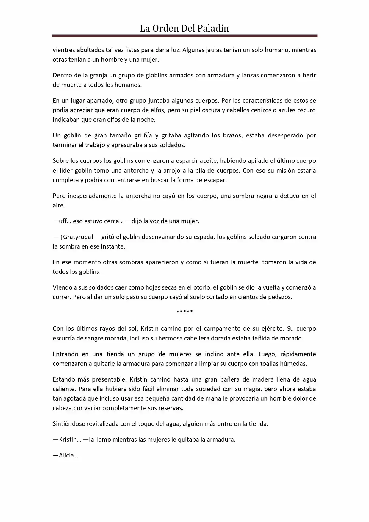 La Orden Del Paladin (Novela) - Capítulo 56 - Página 3 - LectorTMOo