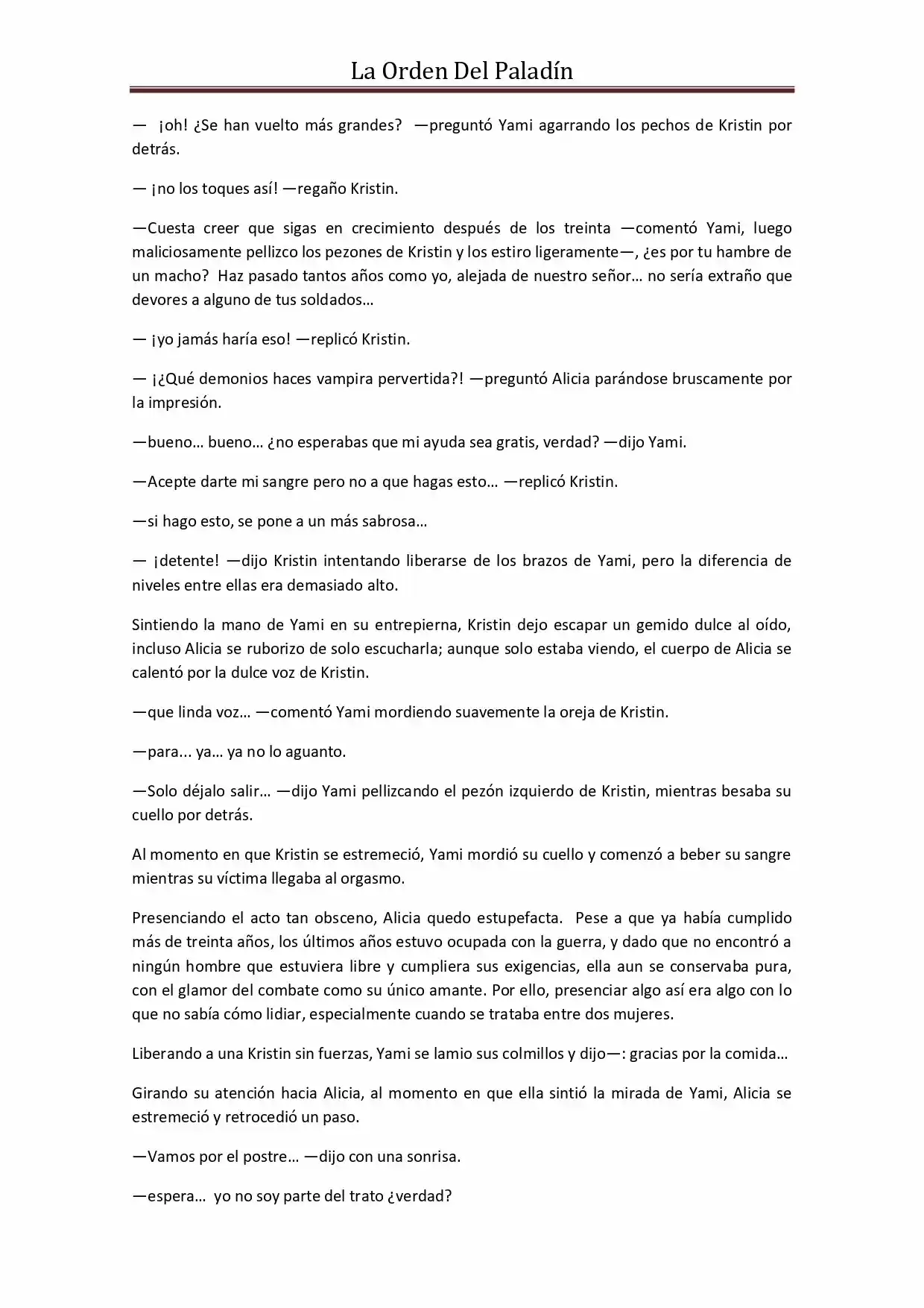La Orden Del Paladin (Novela) - Capítulo 56 - Página 6 - LectorTMOo