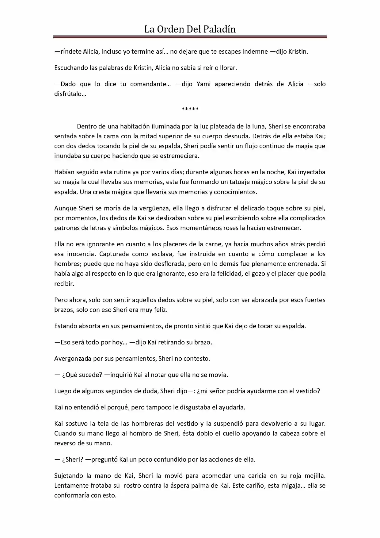 La Orden Del Paladin (Novela) - Capítulo 56 - Página 7 - LectorTMOo