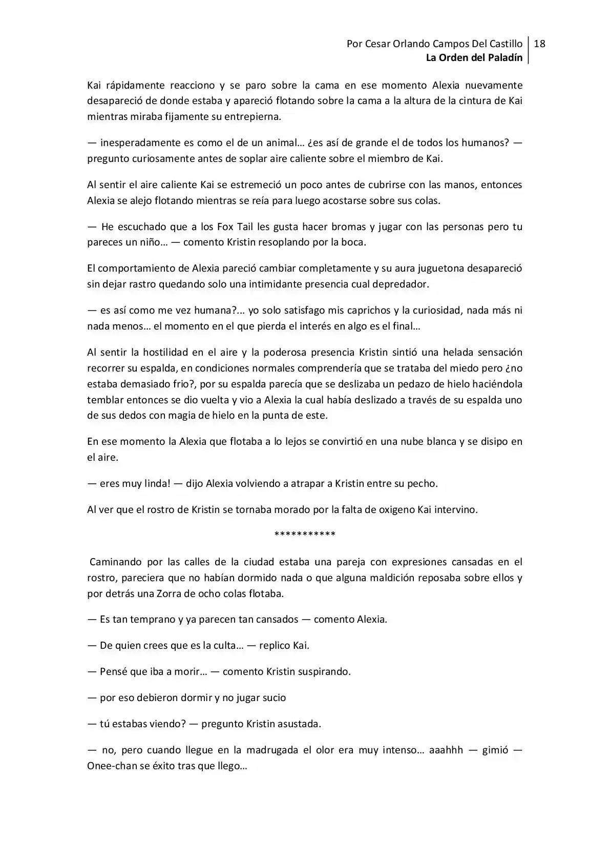 La Orden Del Paladin (Novela) - Capítulo 9 - Página 18 - LectorTMOo