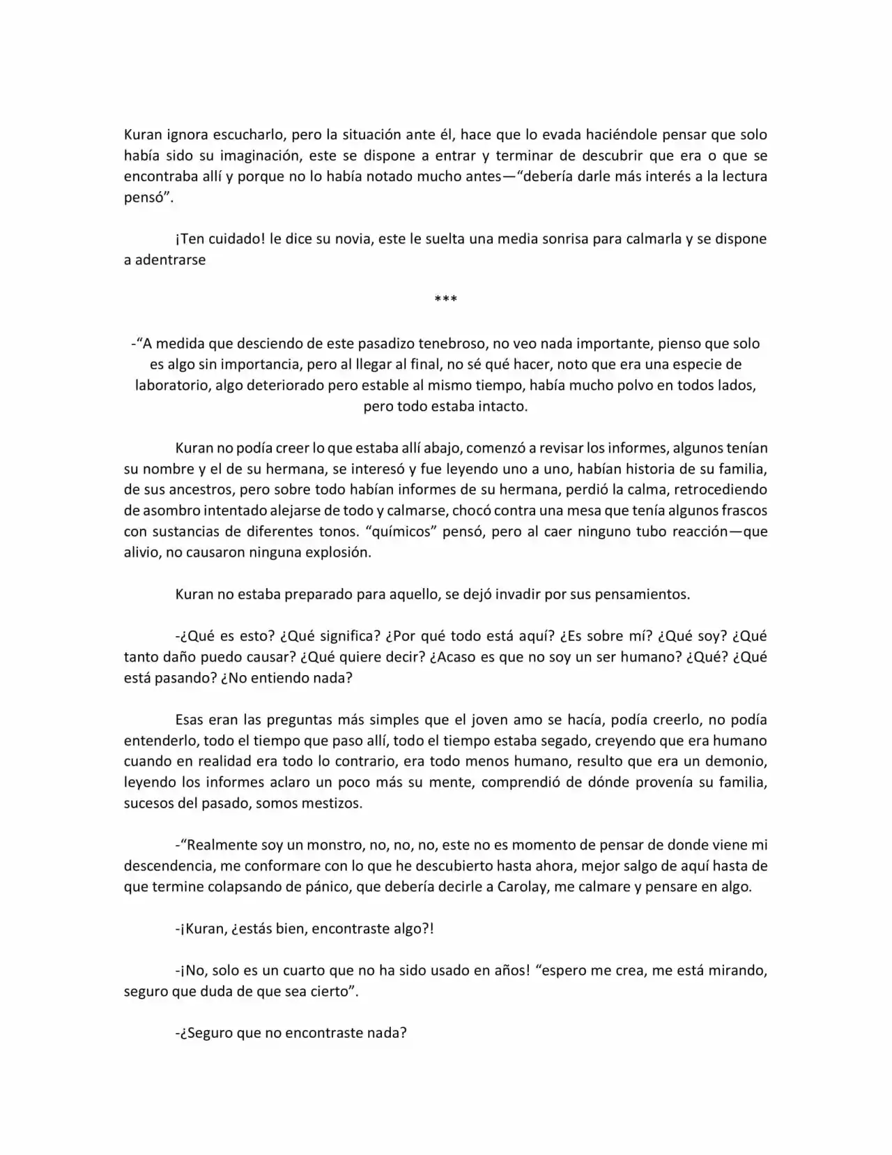 La Oscuridad Desciende (Novela) - Capítulo 2 - Página 6 - LectorTMOo