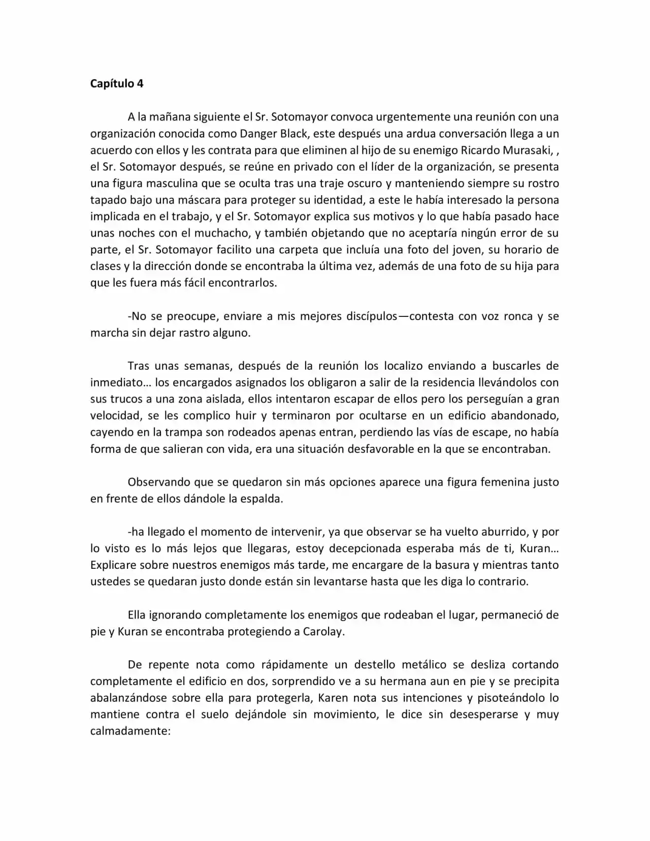 La Oscuridad Desciende (Novela) - Capítulo 4 - Página 2 - LectorTMOo