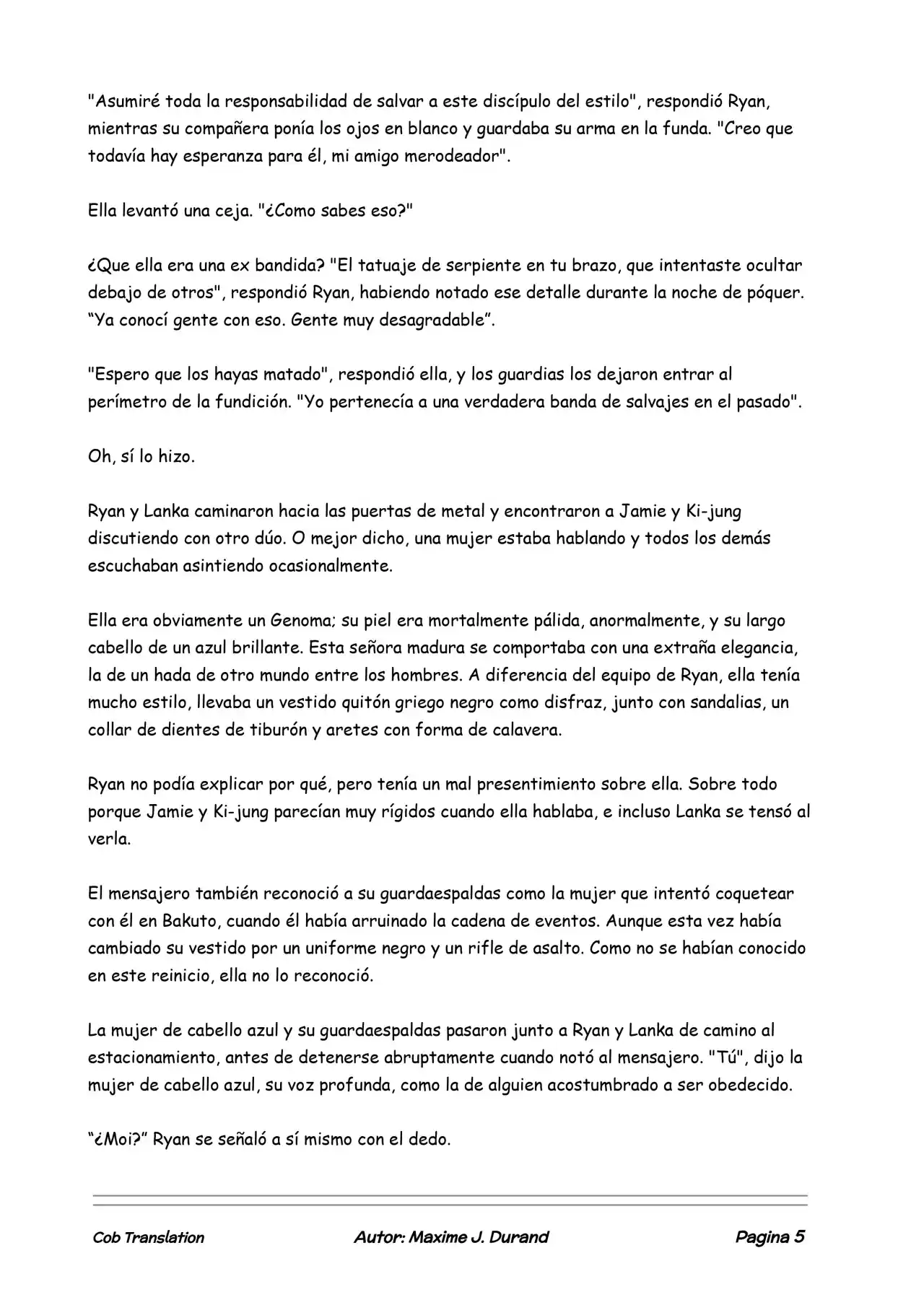 La Partida Perfecta (Novela) - Capítulo 10 - Página 5 - LectorTMOo