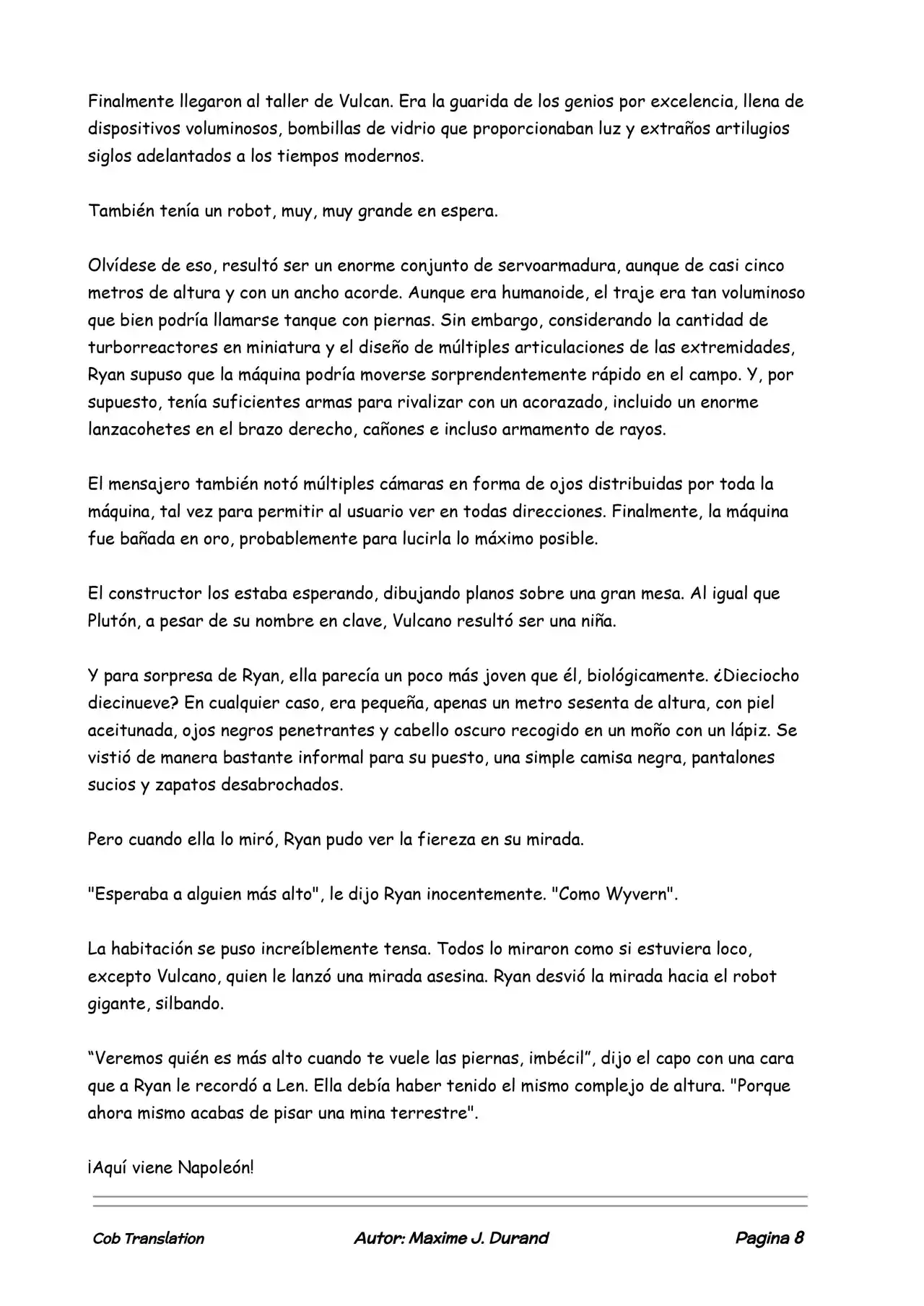 La Partida Perfecta (Novela) - Capítulo 10 - Página 8 - LectorTMOo