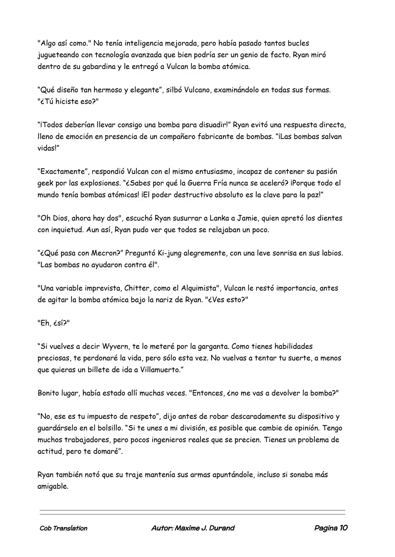 La Partida Perfecta (Novela) - Capítulo 10 - Página 10 - LectorTMOo