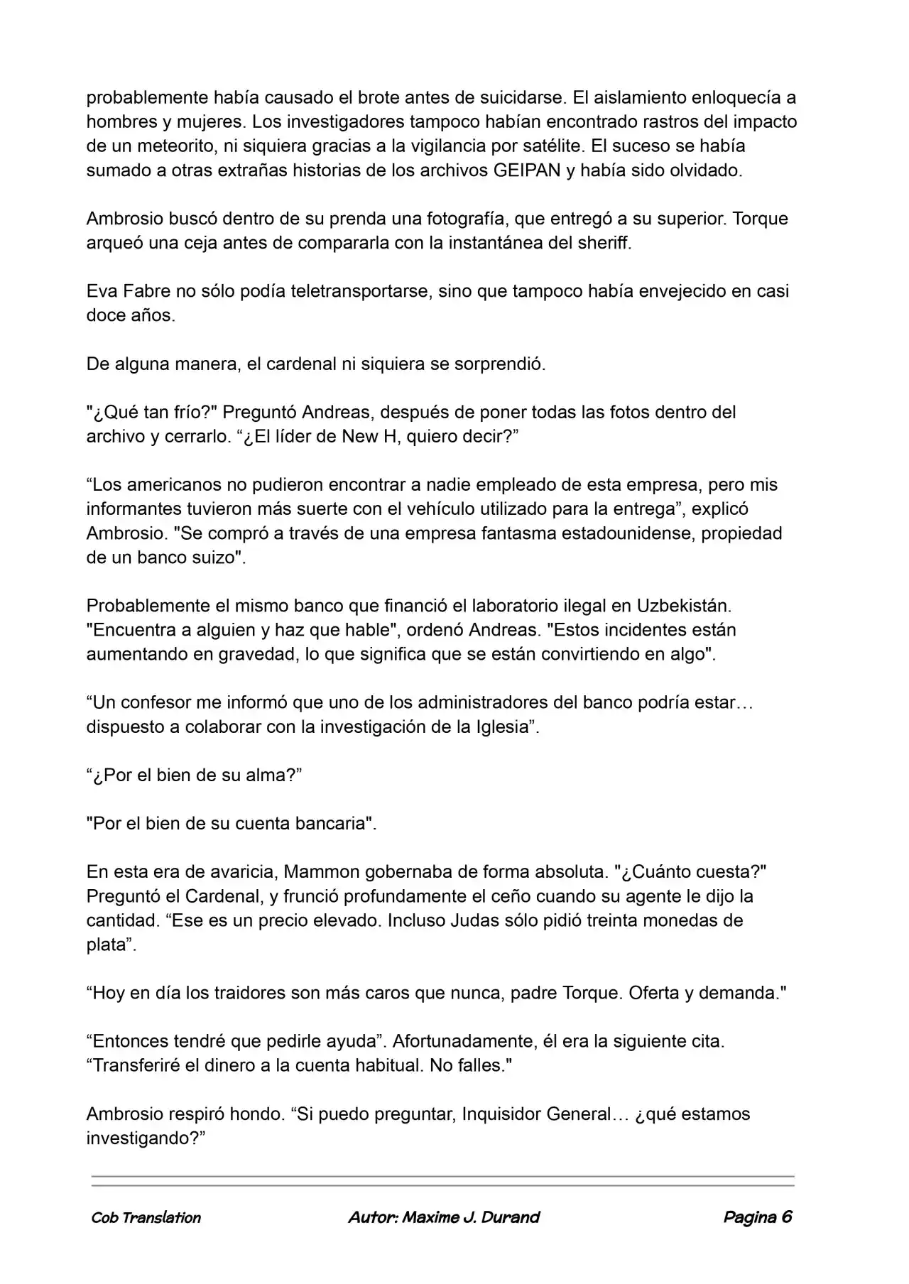 La Partida Perfecta (Novela) - Capítulo 100 - Página 6 - LectorTMOo