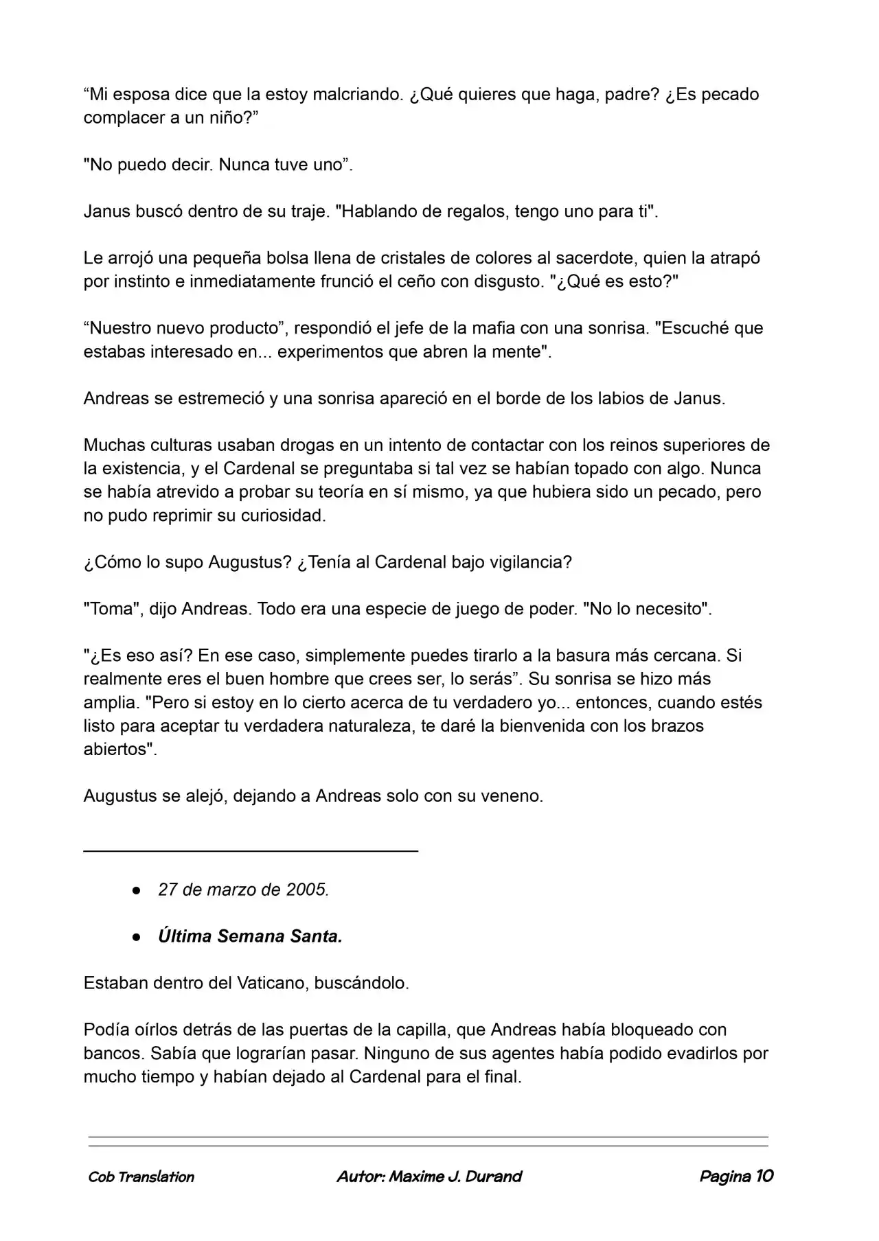 La Partida Perfecta (Novela) - Capítulo 100 - Página 10 - LectorTMOo