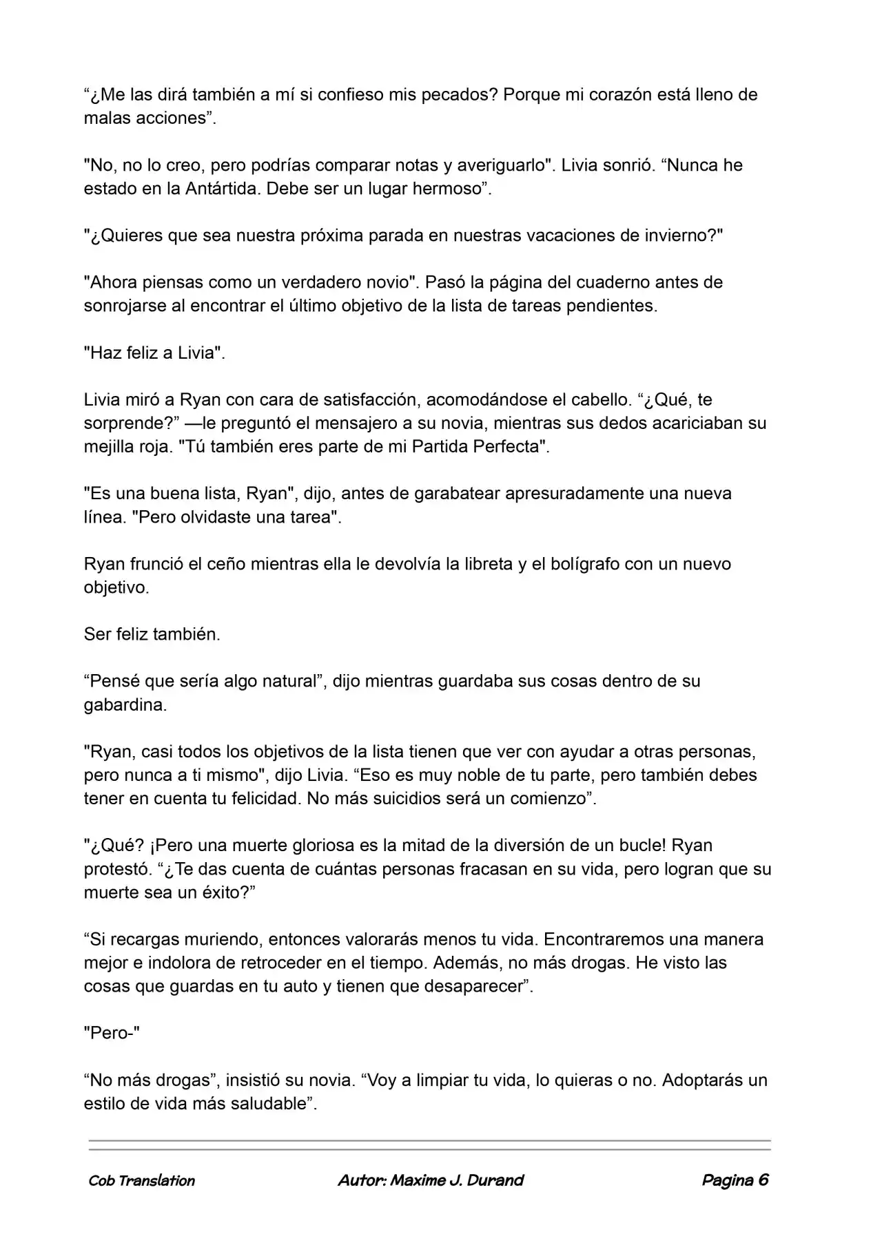 La Partida Perfecta (Novela) - Capítulo 101 - Página 6 - LectorTMOo