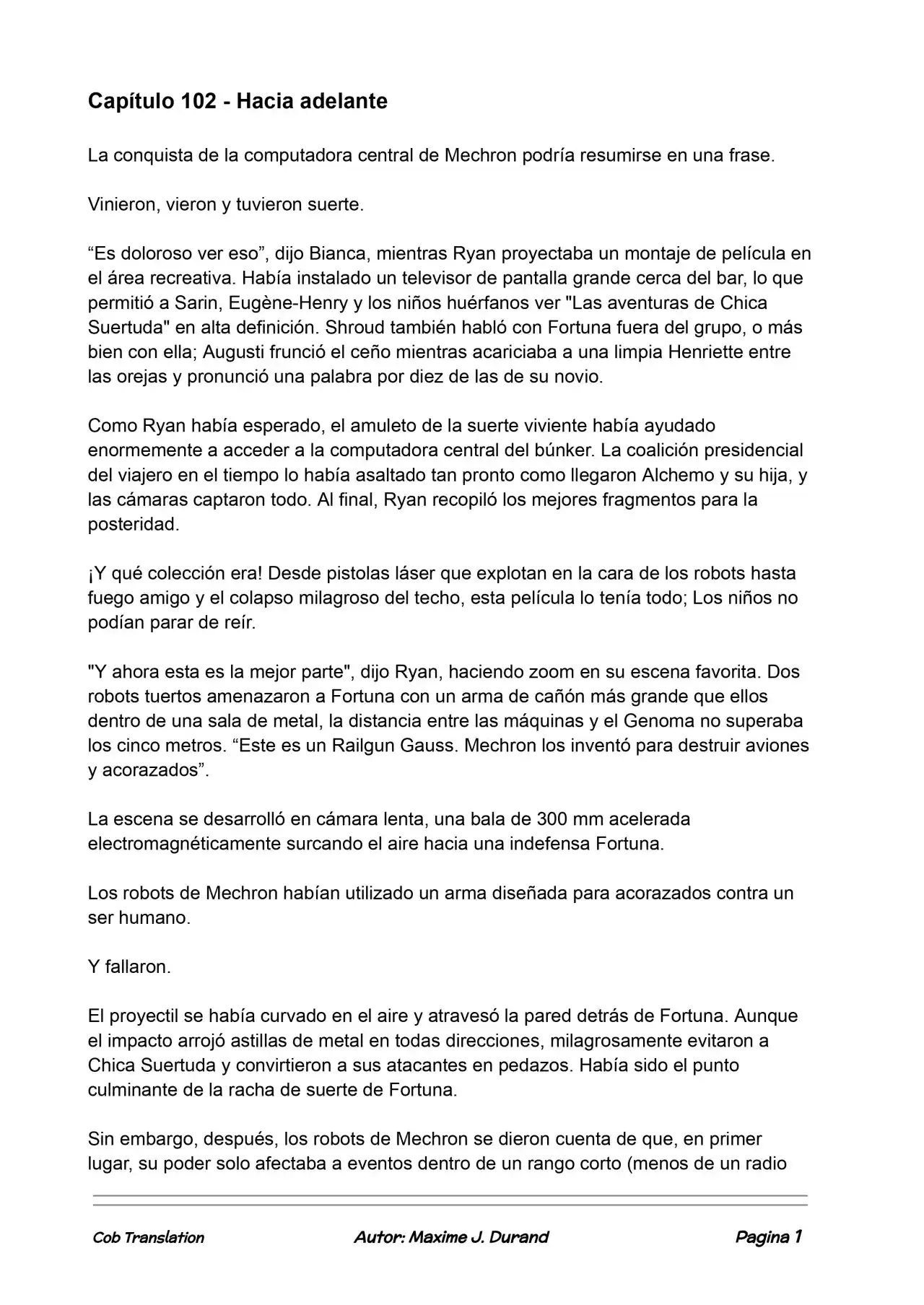 La Partida Perfecta (Novela) - Capítulo 102 - Página 1 - LectorTMOo