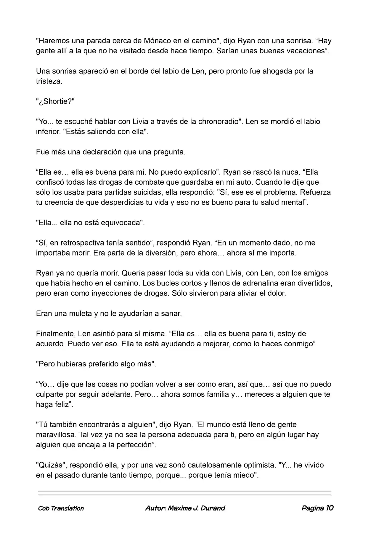 La Partida Perfecta (Novela) - Capítulo 102 - Página 10 - LectorTMOo