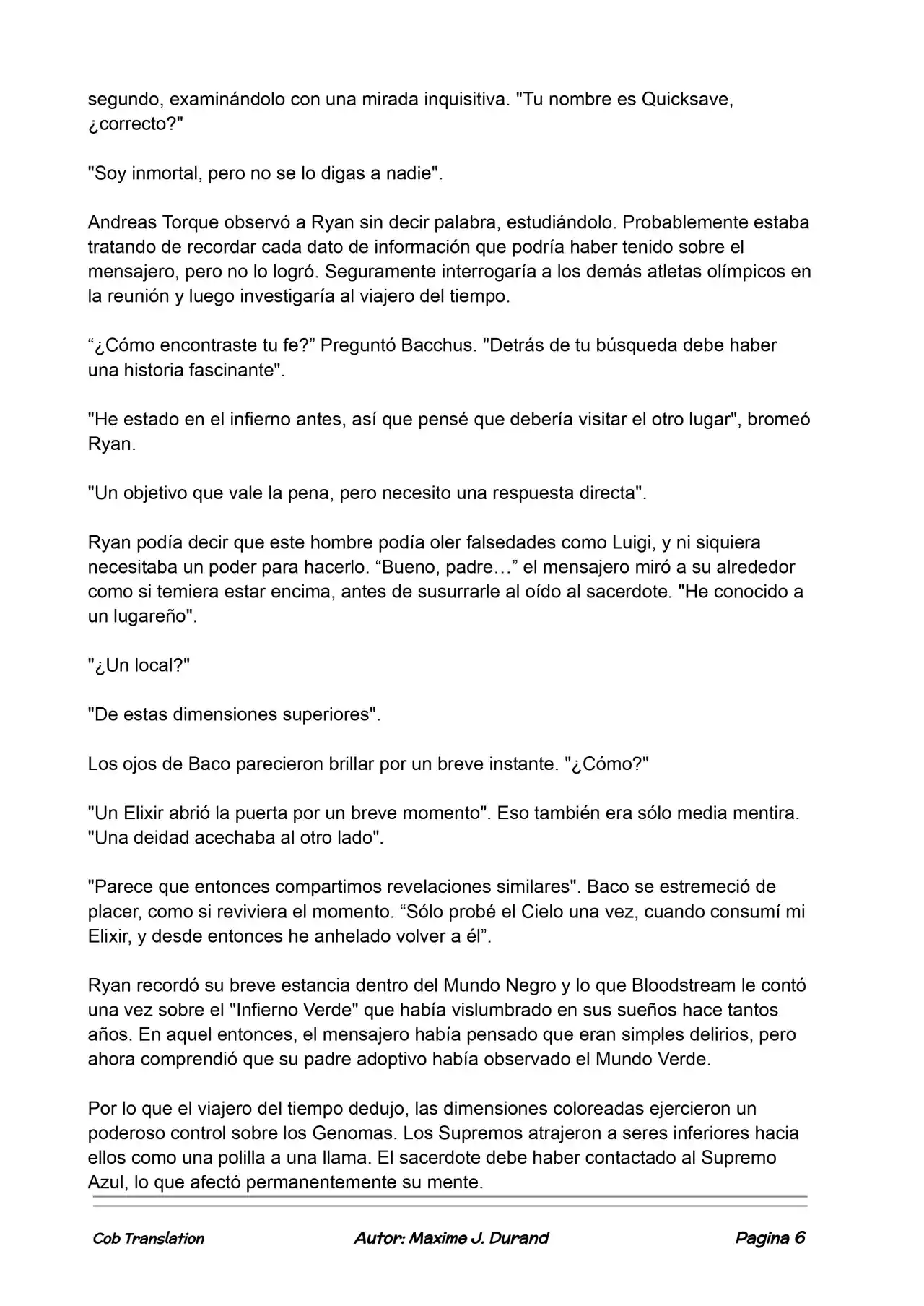 La Partida Perfecta (Novela) - Capítulo 103 - Página 6 - LectorTMOo
