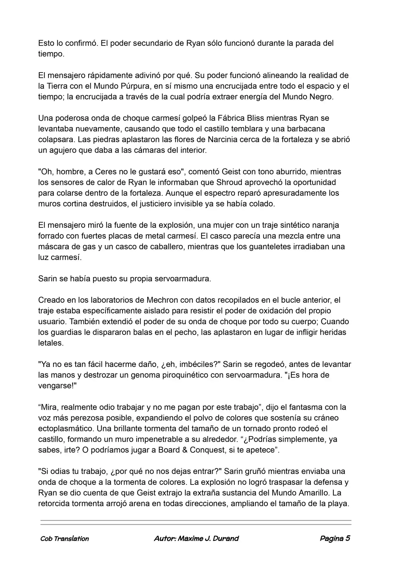 La Partida Perfecta (Novela) - Capítulo 104 - Página 5 - LectorTMOo