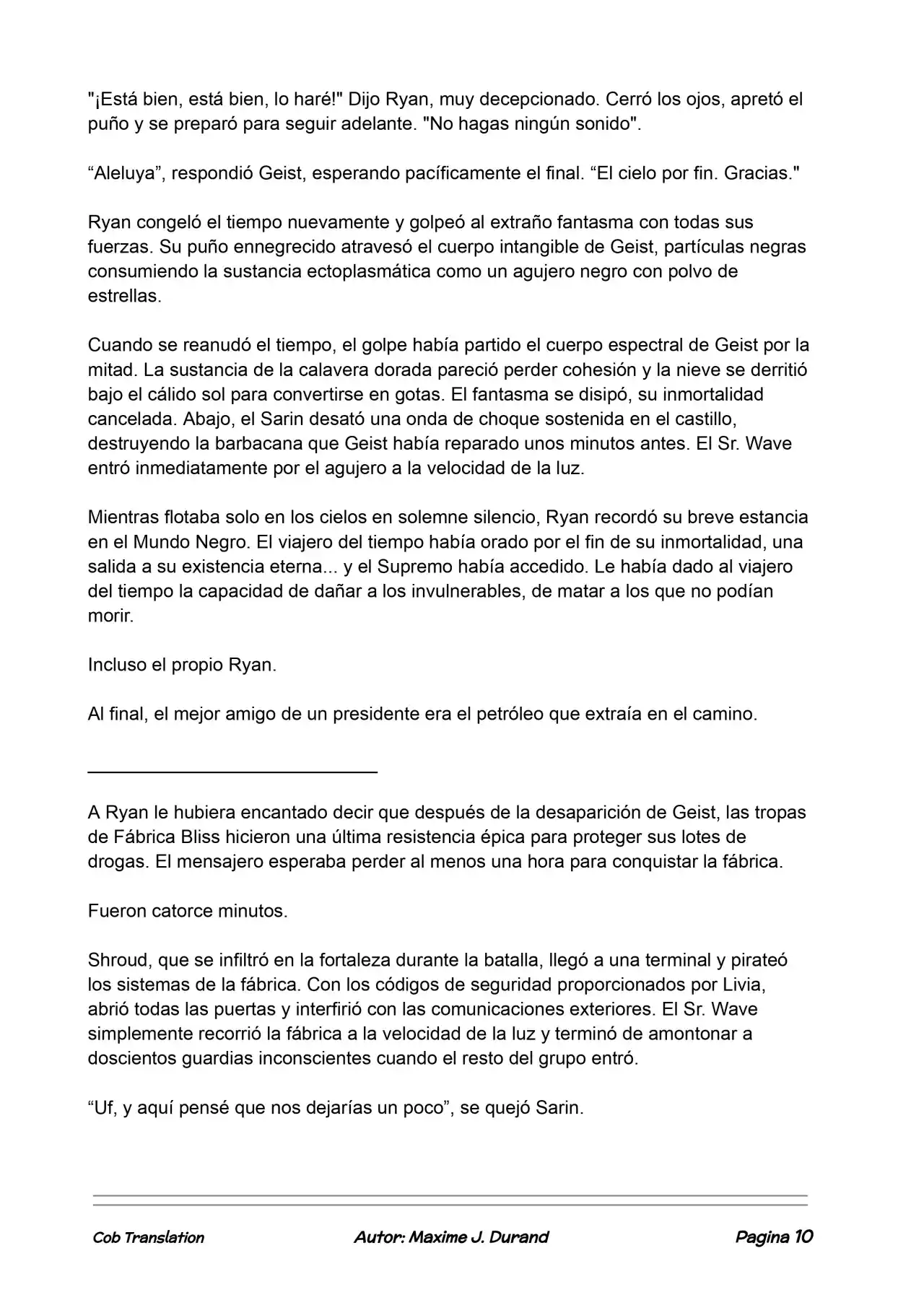 La Partida Perfecta (Novela) - Capítulo 104 - Página 10 - LectorTMOo