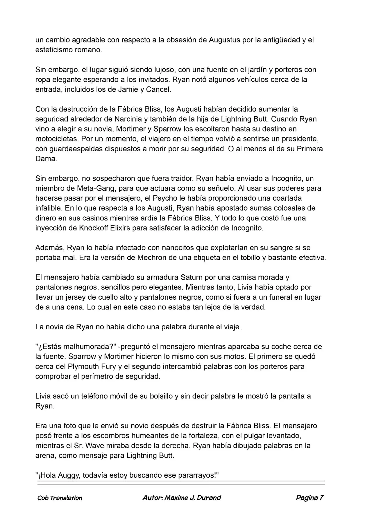 La Partida Perfecta (Novela) - Capítulo 105 - Página 7 - LectorTMOo