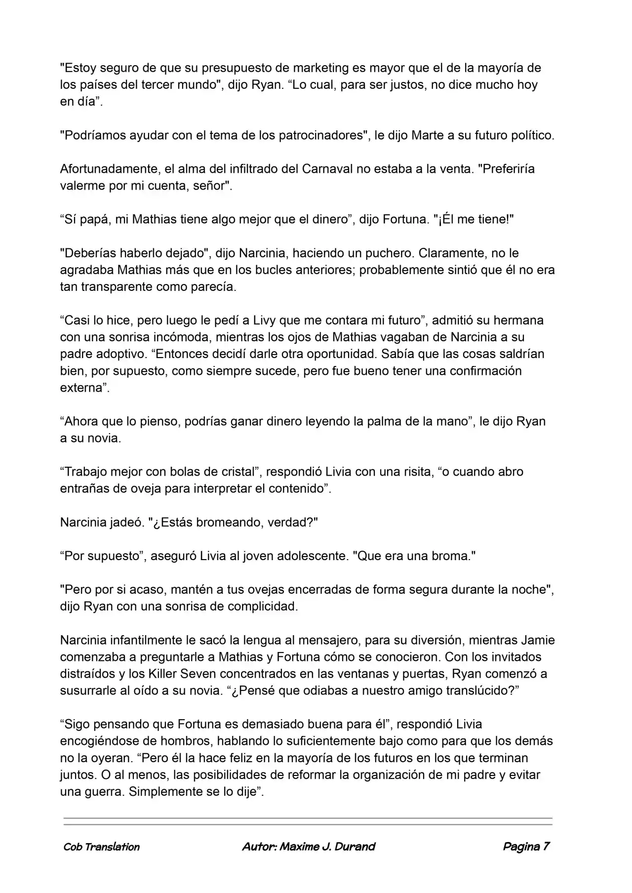 La Partida Perfecta (Novela) - Capítulo 106 - Página 7 - LectorTMOo