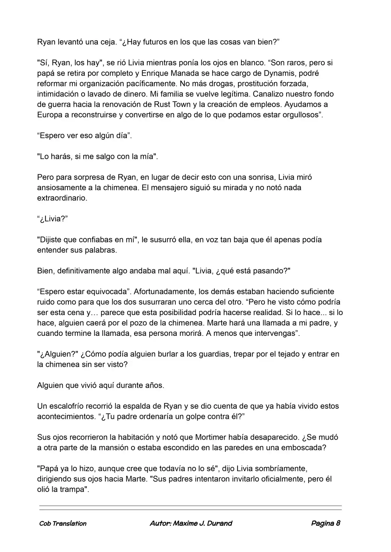La Partida Perfecta (Novela) - Capítulo 106 - Página 8 - LectorTMOo
