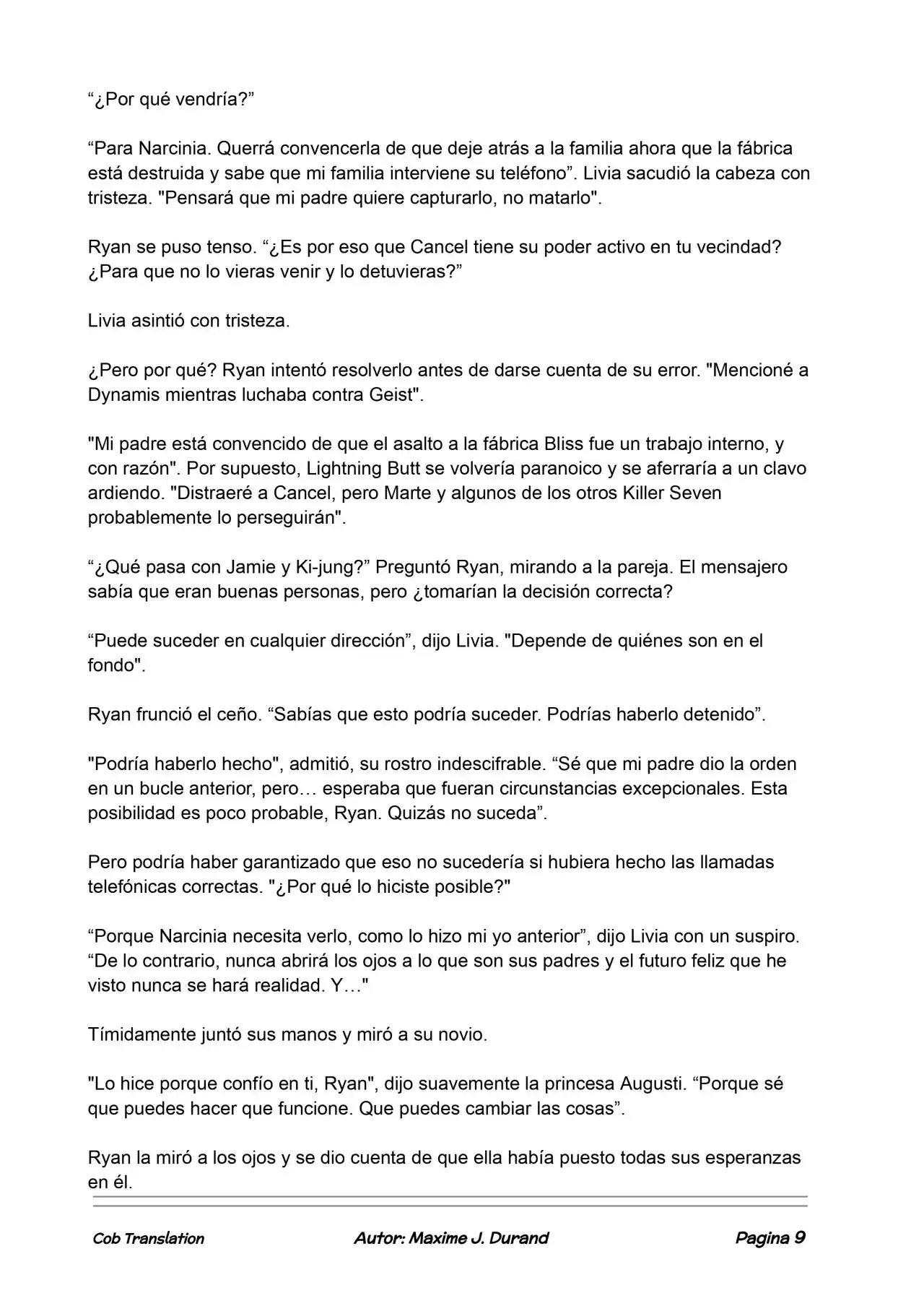 La Partida Perfecta (Novela) - Capítulo 106 - Página 9 - LectorTMOo