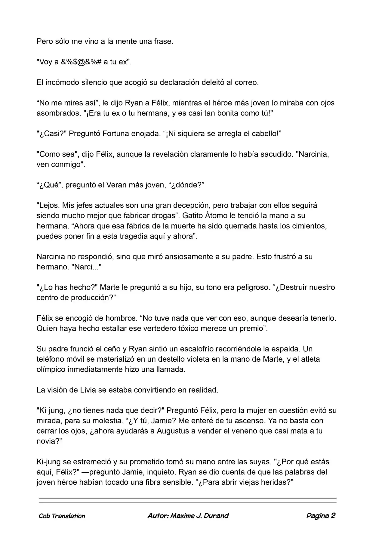 La Partida Perfecta (Novela) - Capítulo 107 - Página 2 - LectorTMOo