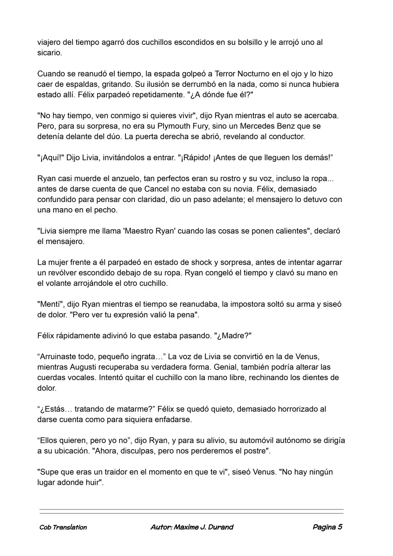 La Partida Perfecta (Novela) - Capítulo 107 - Página 5 - LectorTMOo