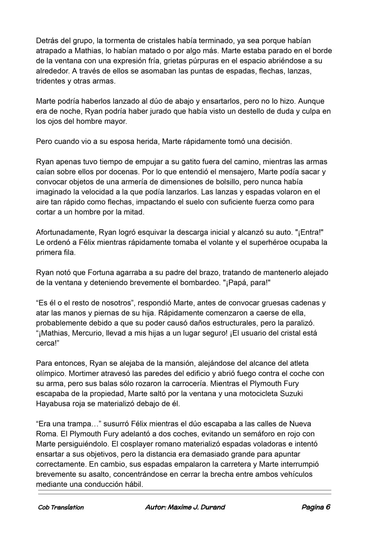 La Partida Perfecta (Novela) - Capítulo 107 - Página 6 - LectorTMOo