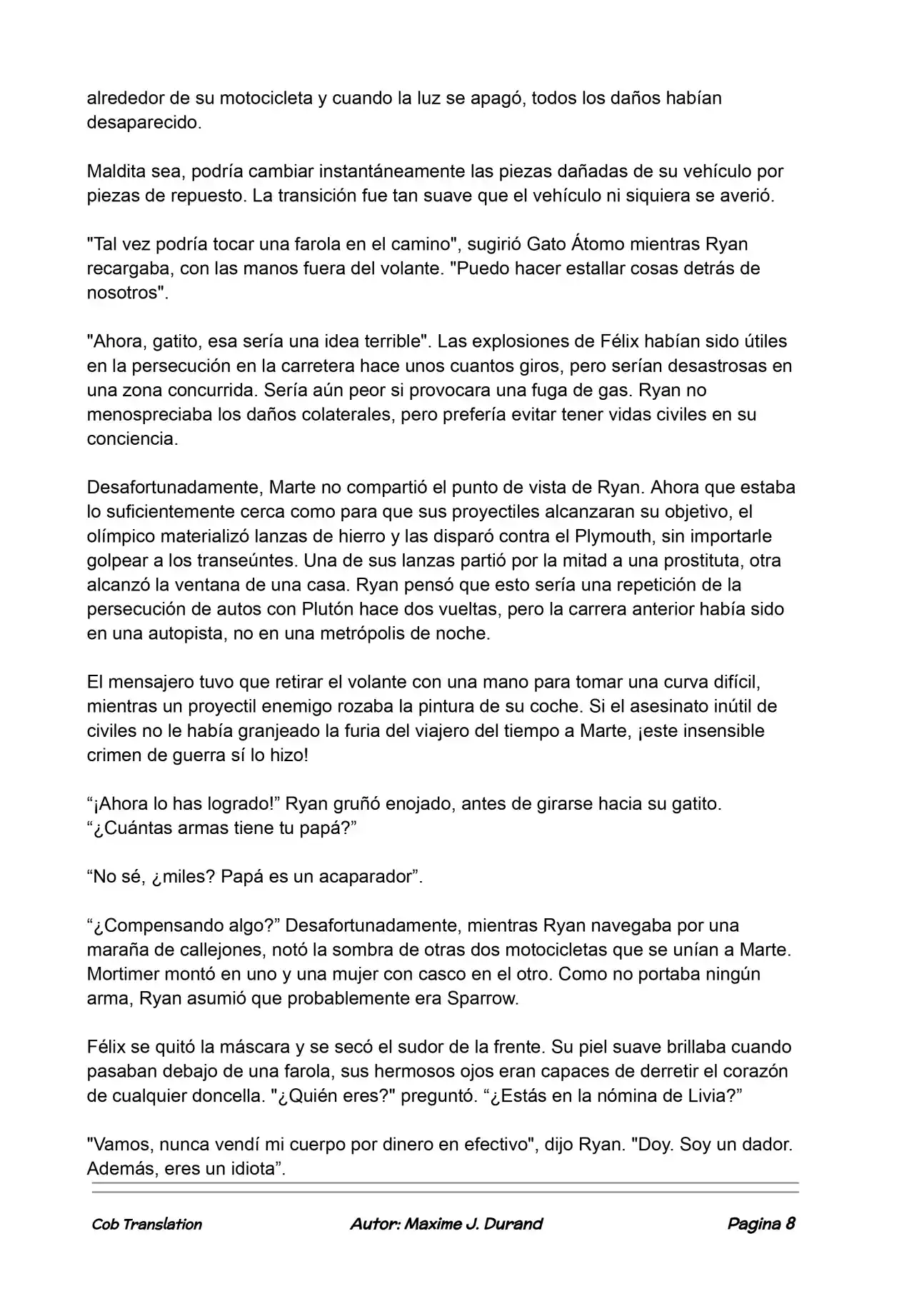 La Partida Perfecta (Novela) - Capítulo 107 - Página 8 - LectorTMOo