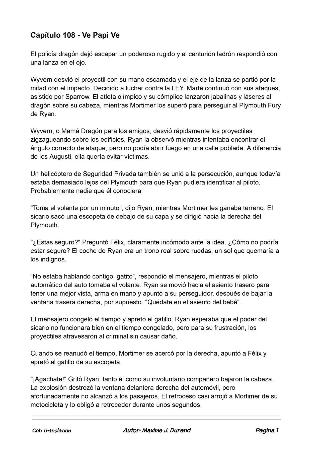 La Partida Perfecta (Novela) - Capítulo 108 - Página 1 - LectorTMOo