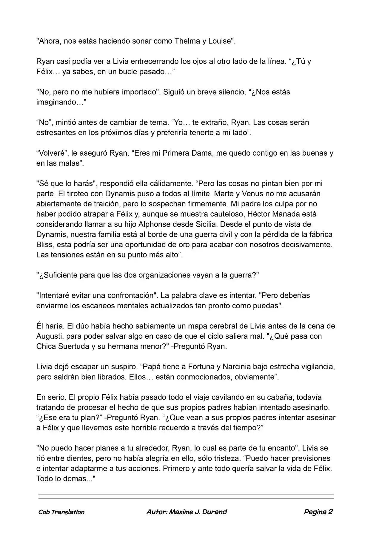 La Partida Perfecta (Novela) - Capítulo 109 - Página 2 - LectorTMOo