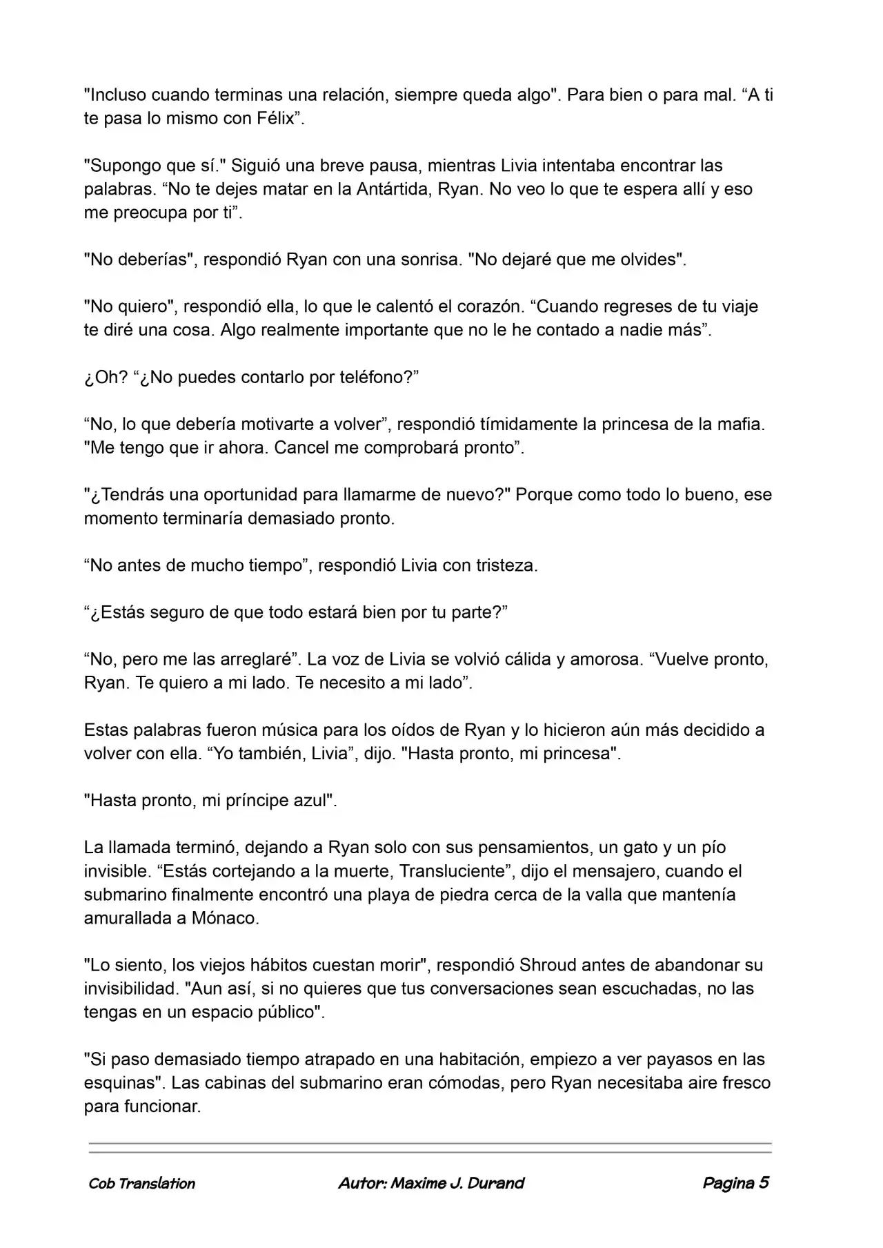 La Partida Perfecta (Novela) - Capítulo 109 - Página 5 - LectorTMOo