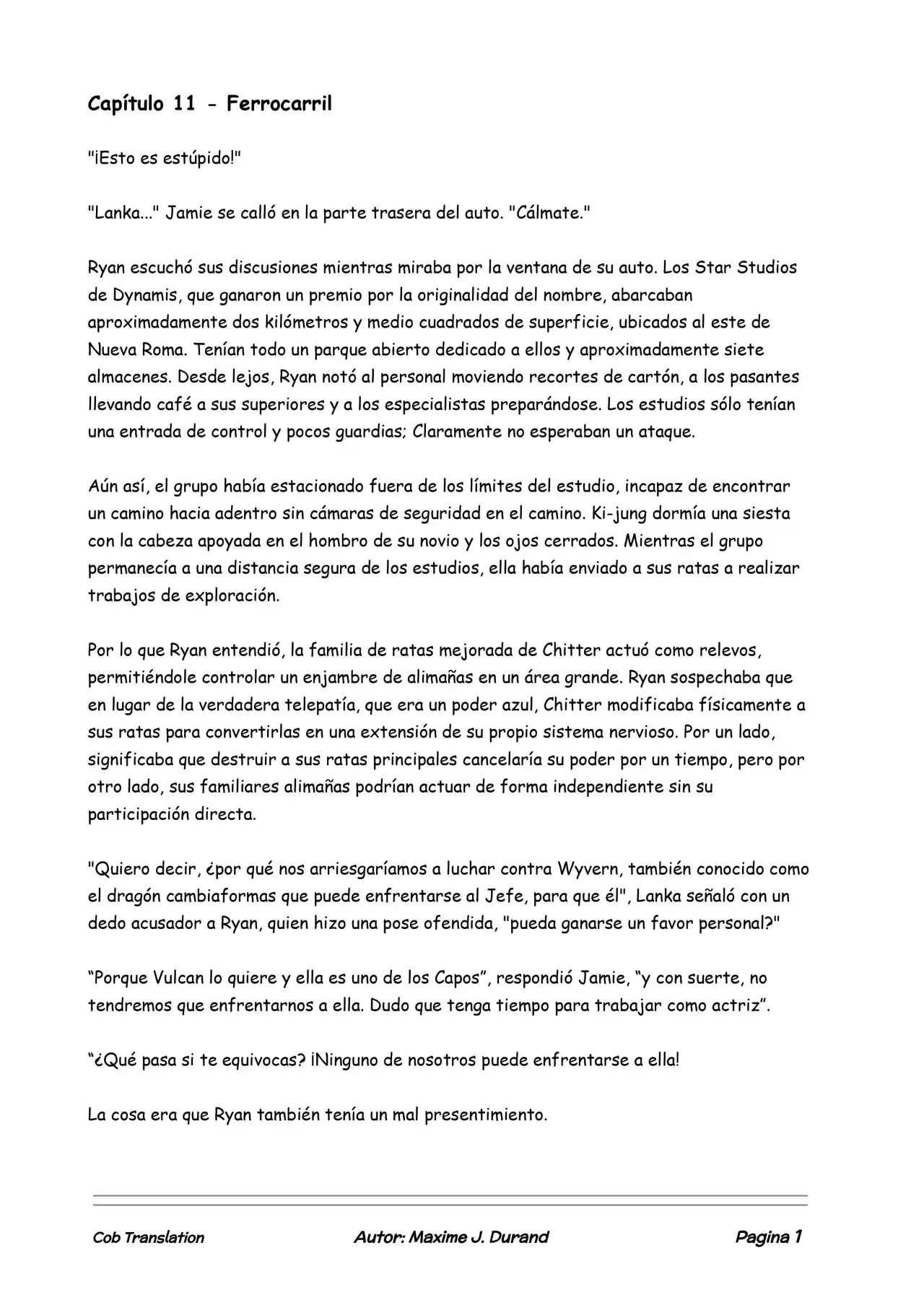 La Partida Perfecta (Novela) - Capítulo 11 - Página 1 - LectorTMOo