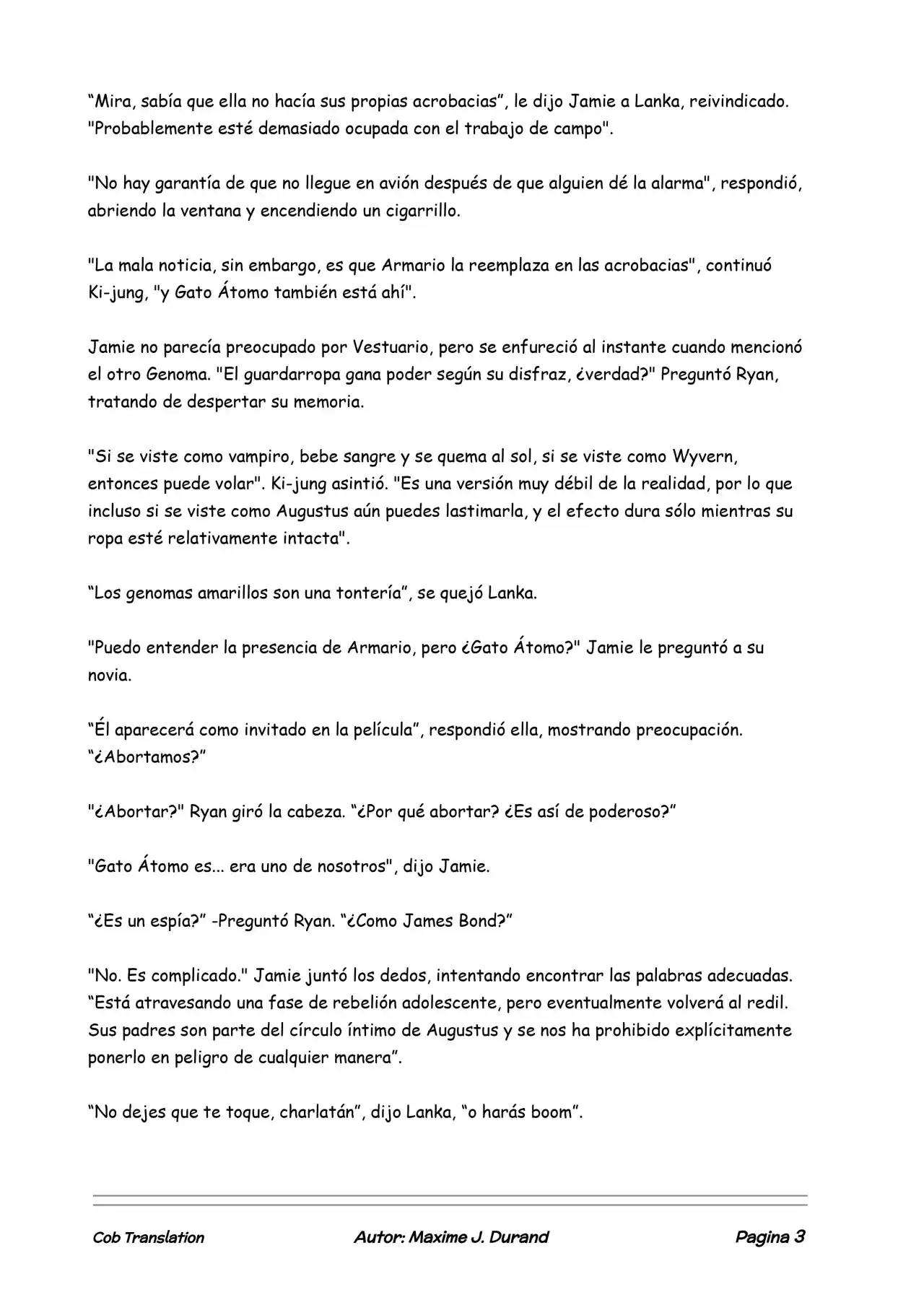 La Partida Perfecta (Novela) - Capítulo 11 - Página 3 - LectorTMOo